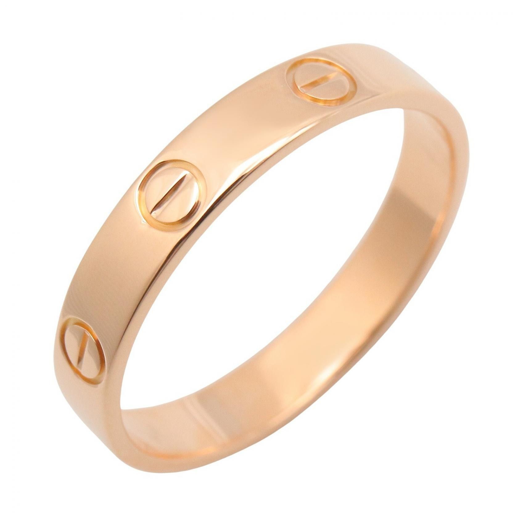 Cartier Cartier Cartier Mini Love Au750 Pink Gold Ring Size 17 Precious Metal Ring B4085200 DUTY FREE for USA Size ONE SIZE - 1 Thumbnail