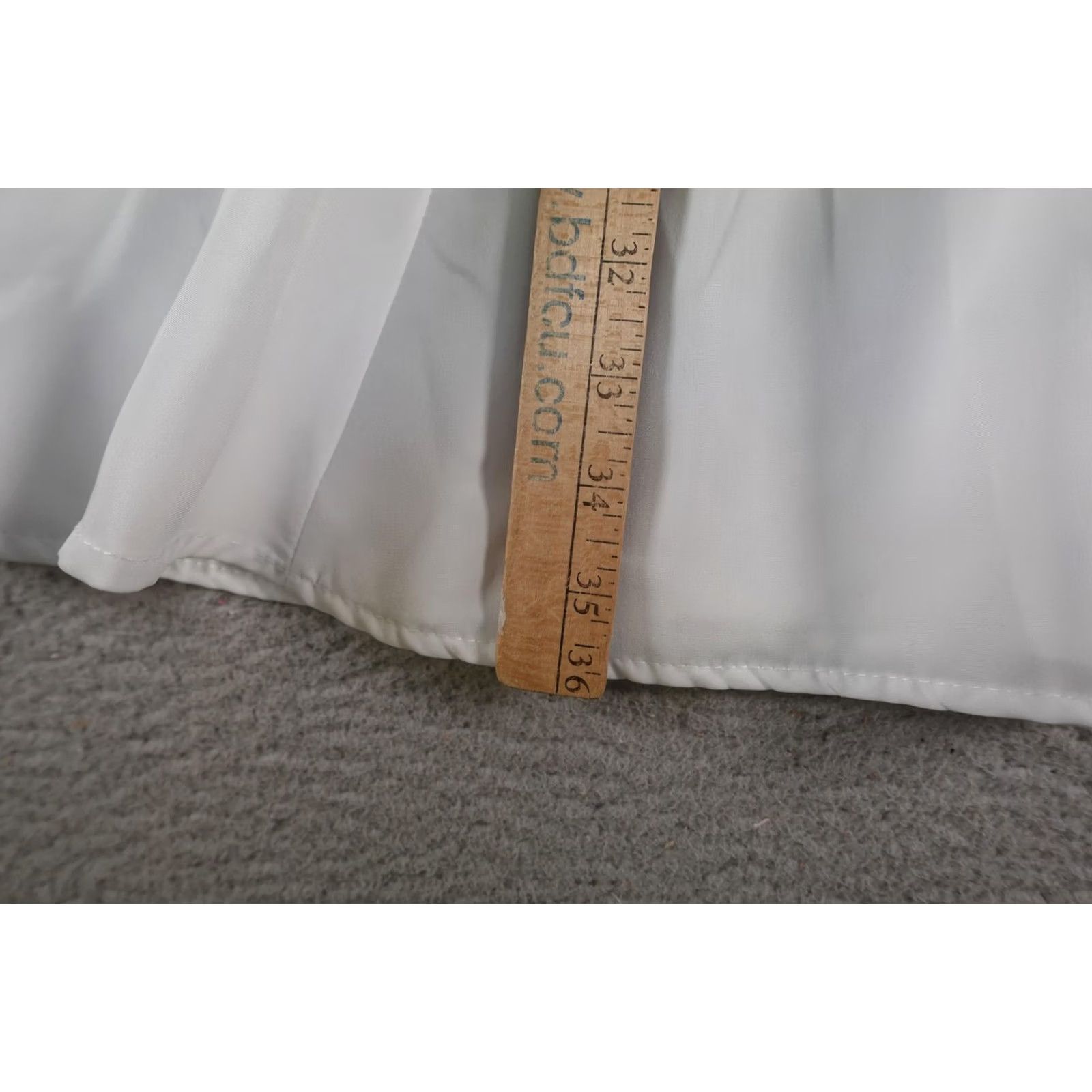 DANCER VINTAGE Western Skirt Womens Medium White Cowgirl Rodeo Square Dance Show Farm Size 32" / US 10 / IT 46 - 6 Thumbnail