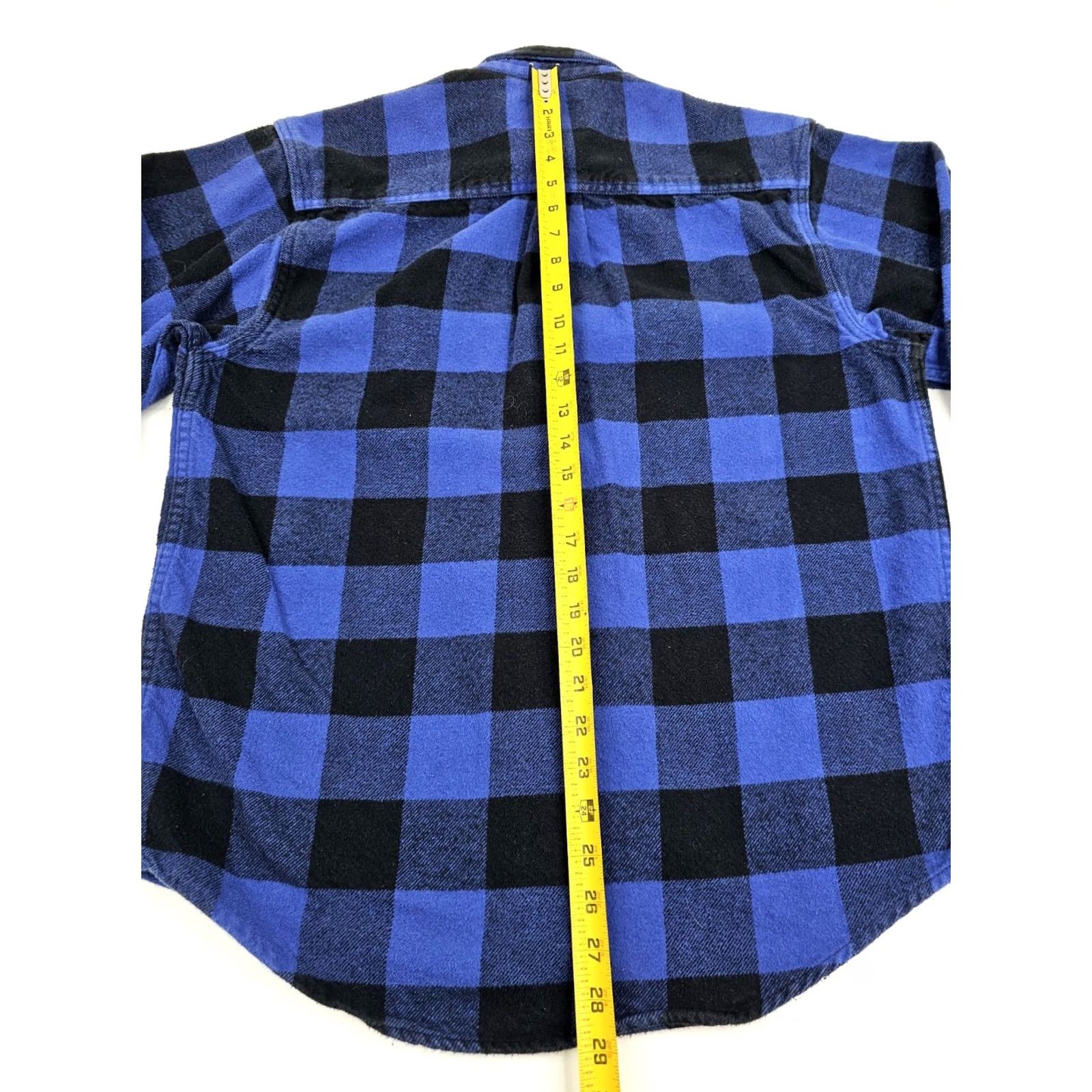 Vintage VINTAGE Field & Stream Heavy Flannel Shirt Men M Blue Plaid Button-Up Night? Size US M / EU 48-50 / 2 - 7 Thumbnail