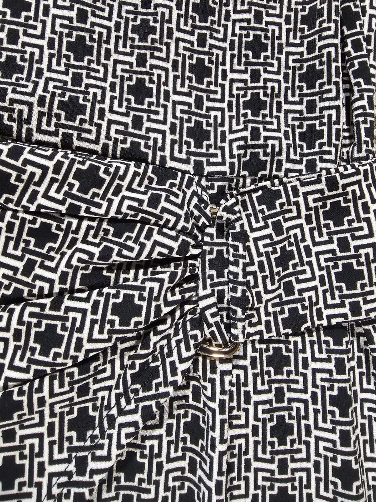Other Dana Buchman Black Geometric Dress Medium Size M / US 6-8 / IT 42-44 - 2 Thumbnail