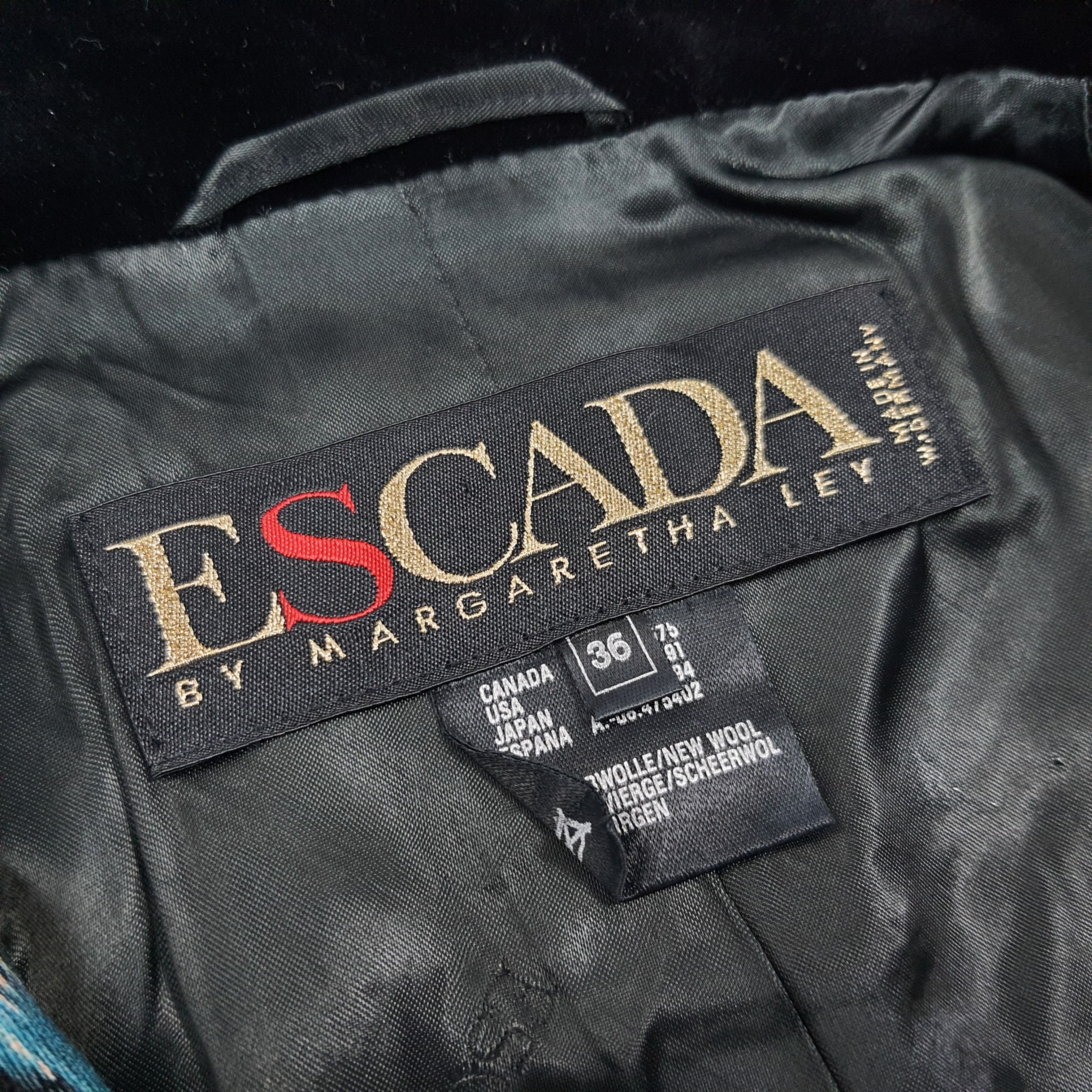 Escada Vintage Escada by Margaretha Ley Blazer C27315 Size XS / US 0-2 / IT 36-38 - 5 Thumbnail