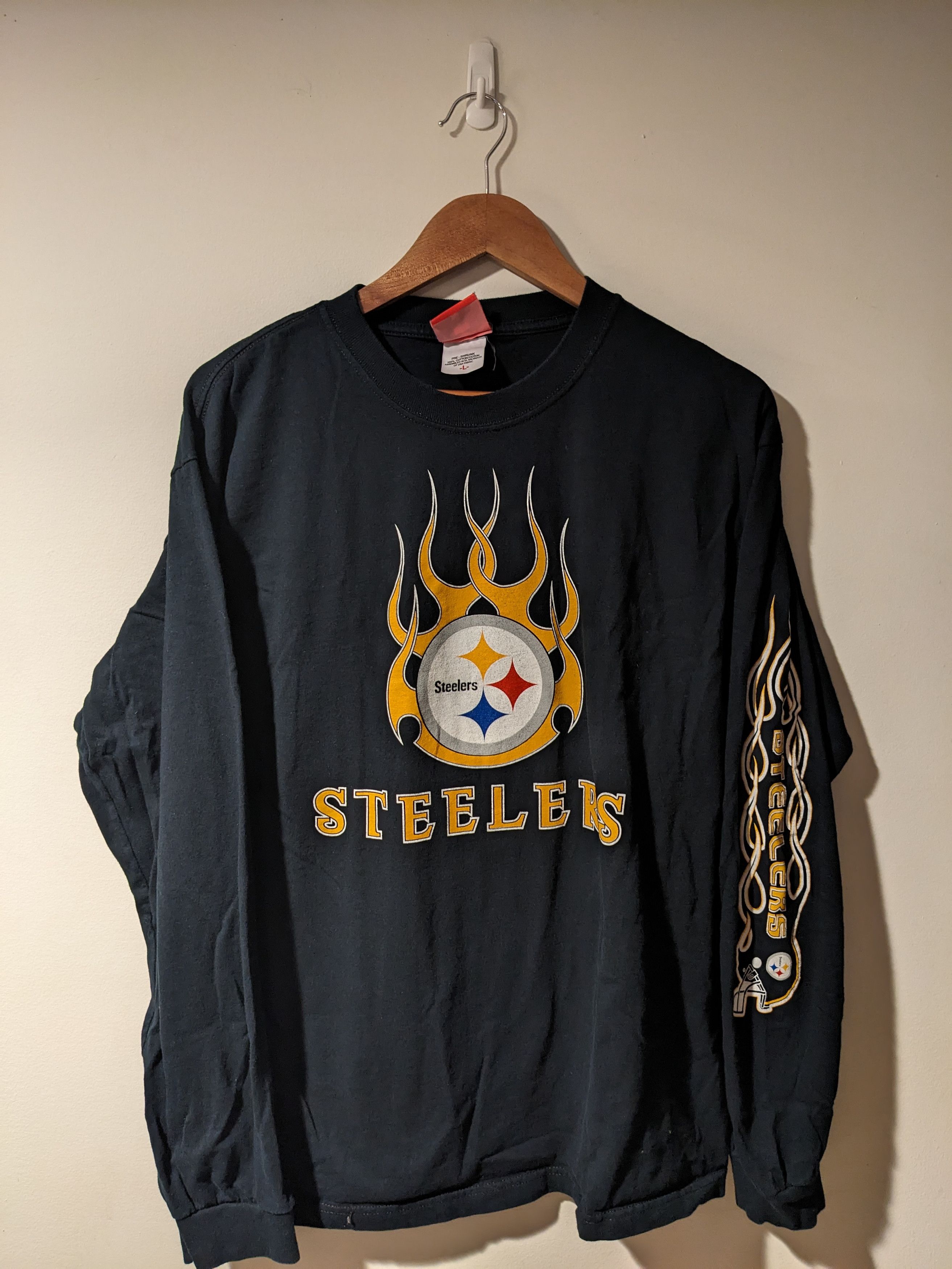 Vintage Y2K Pittsburgh Steelers NFL Long-Sleeve T-Shirt