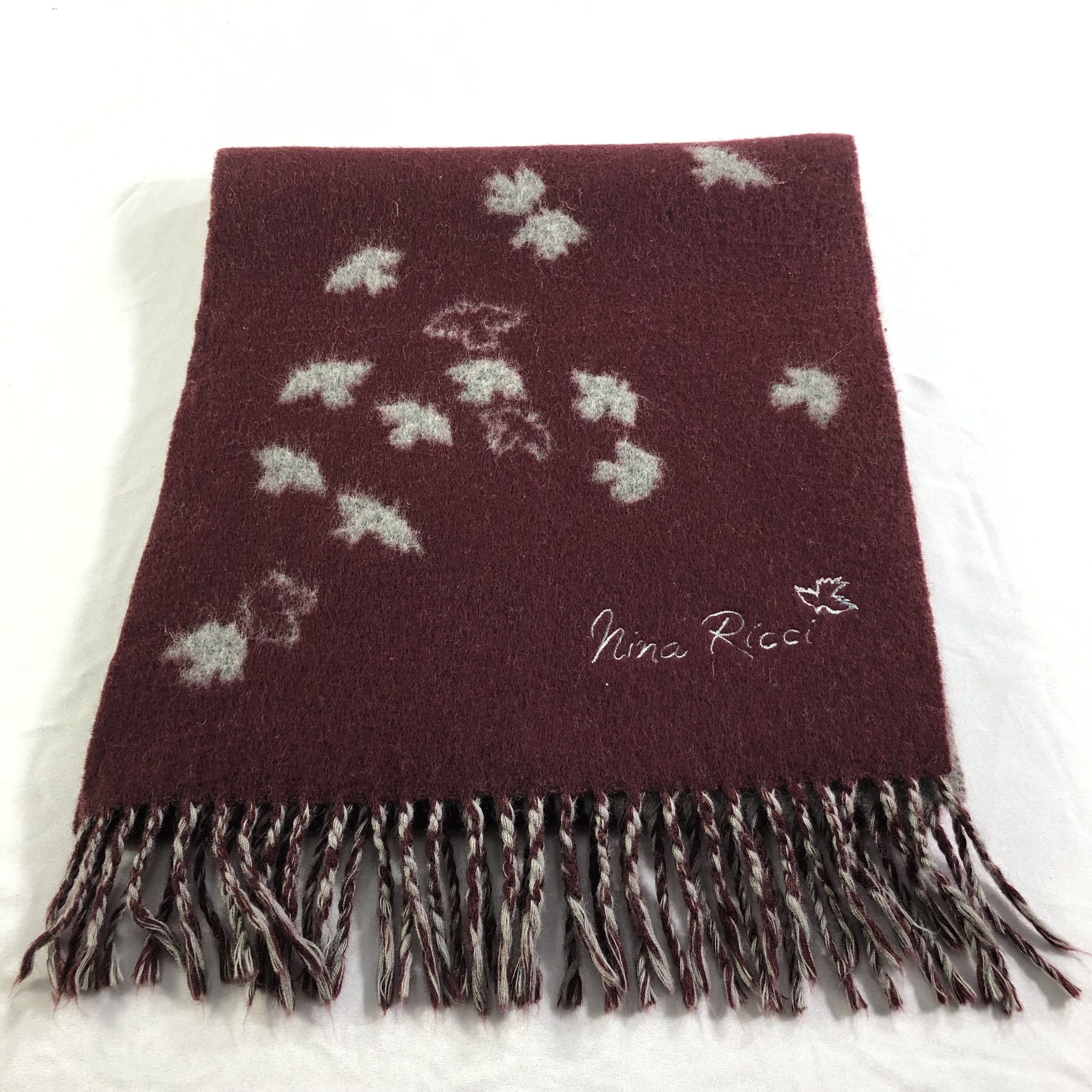 Nina Ricci Nina Ricci Wool Scarf Muffler V2287 Size ONE SIZE - 3 Thumbnail
