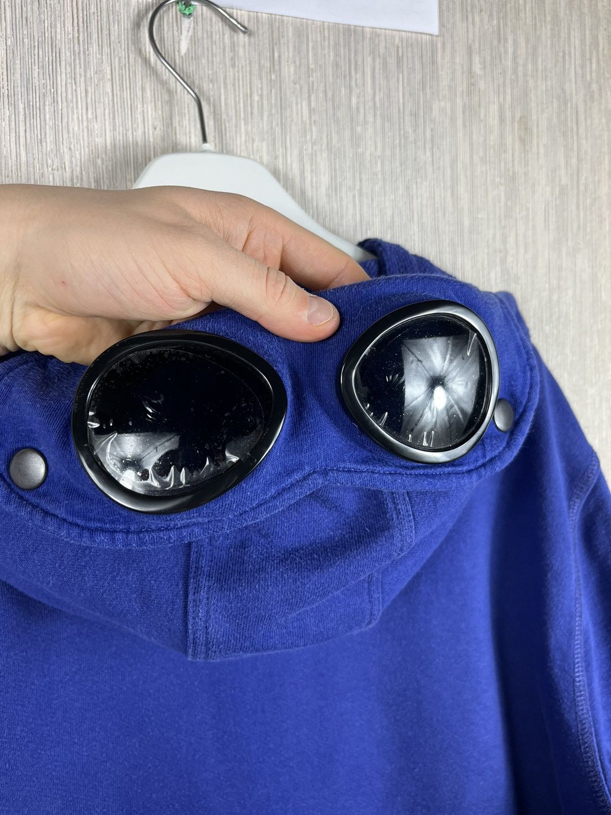 C.P. Company × Japanese Brand × Vintage Vintage C.P. Company google japan basic y2k mask zip hoodie Size US L / EU 52-54 / 3 - 22 Thumbnail