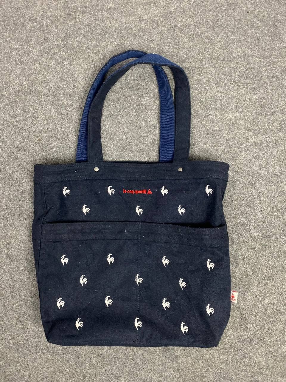 le coq sportif tote bag embroided nice design