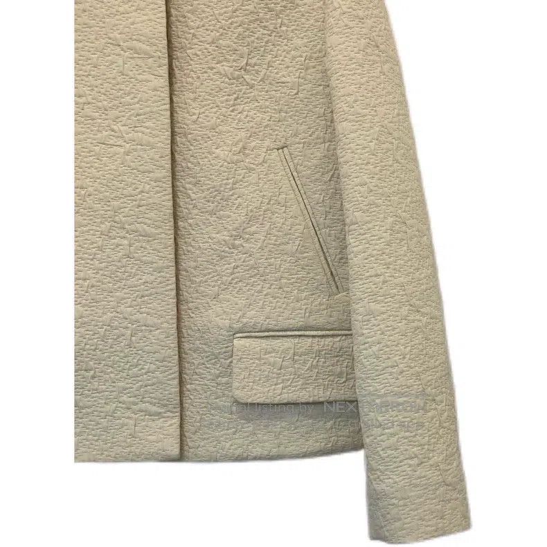 Gucci Gucci Beige cotton textured lapel long-sleeved jacket Size XS / US 0-2 / IT 36-38 - 4 Thumbnail
