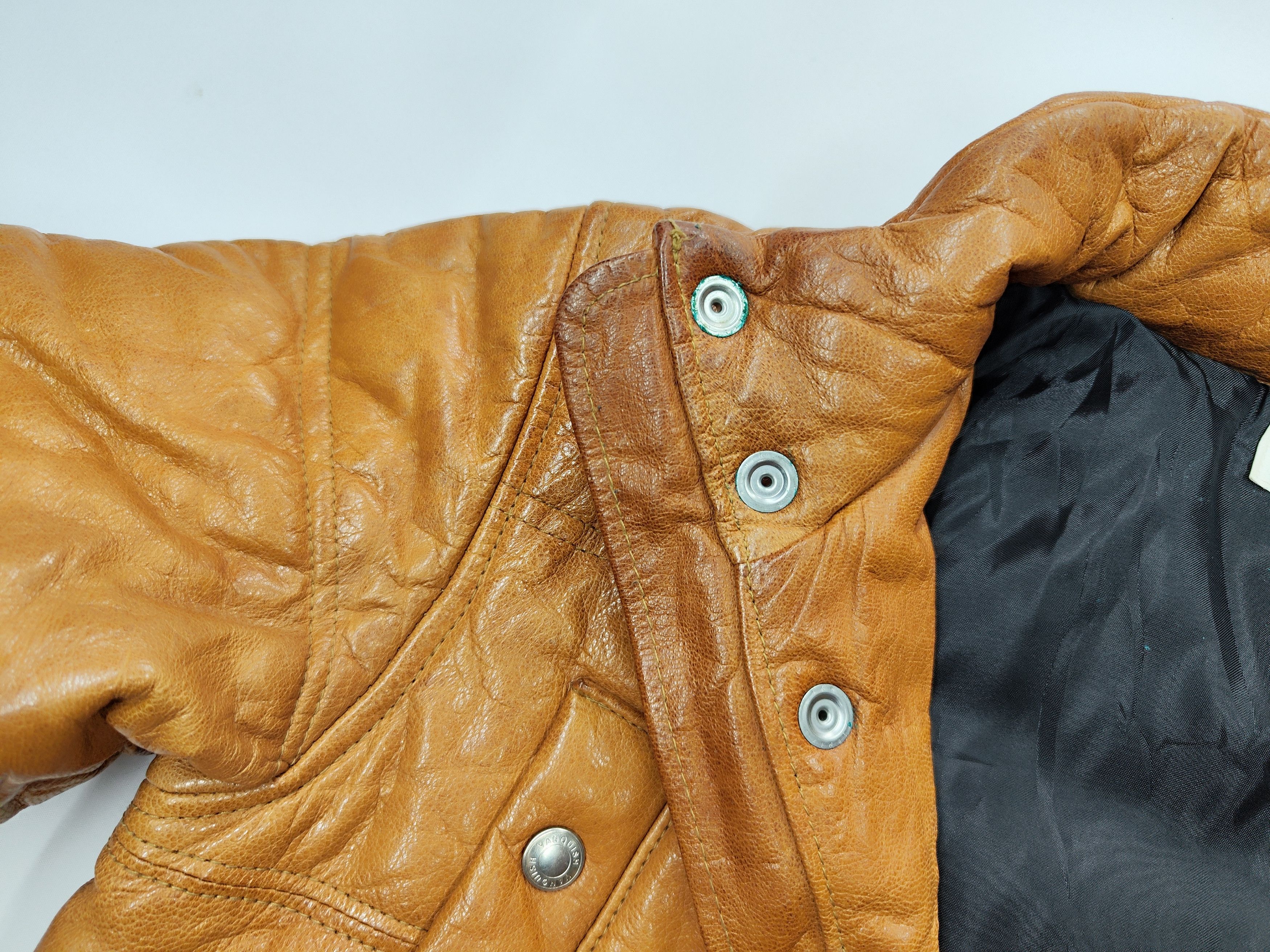 Vanquish VANQUISH Tokyo leather jacket puffer hoody Size US S / EU 44-46 / 1 - 10 Thumbnail