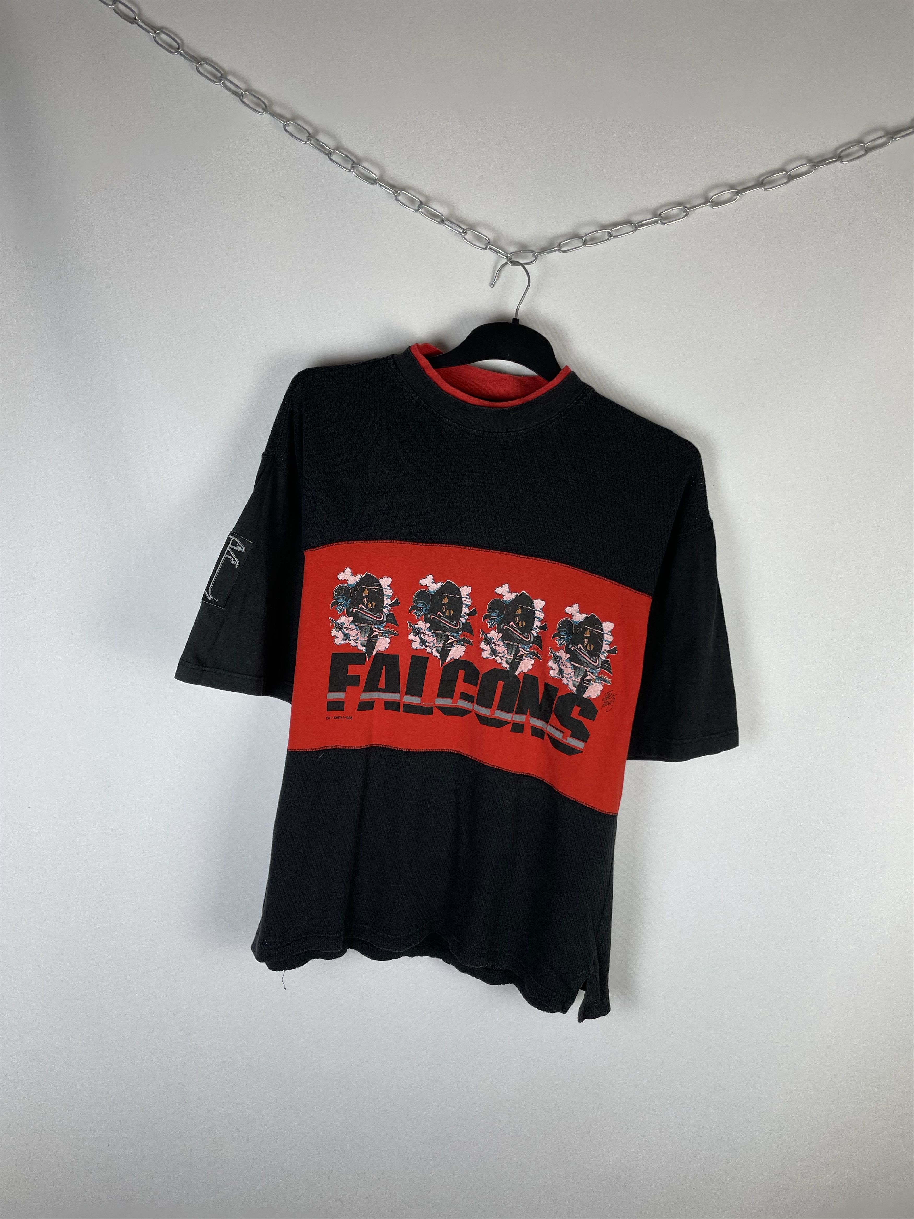 NFL 1988 Jack Davis Atlanta Falcons Nutmeg Tee Size US L / EU 52-54 / 3 - 2 Thumbnail