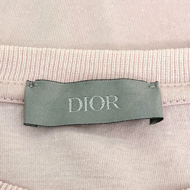 Dior Dior Logo embroidery round-neck pink cotton short-sleeved T Size US M / EU 48-50 / 2 - 6 Thumbnail