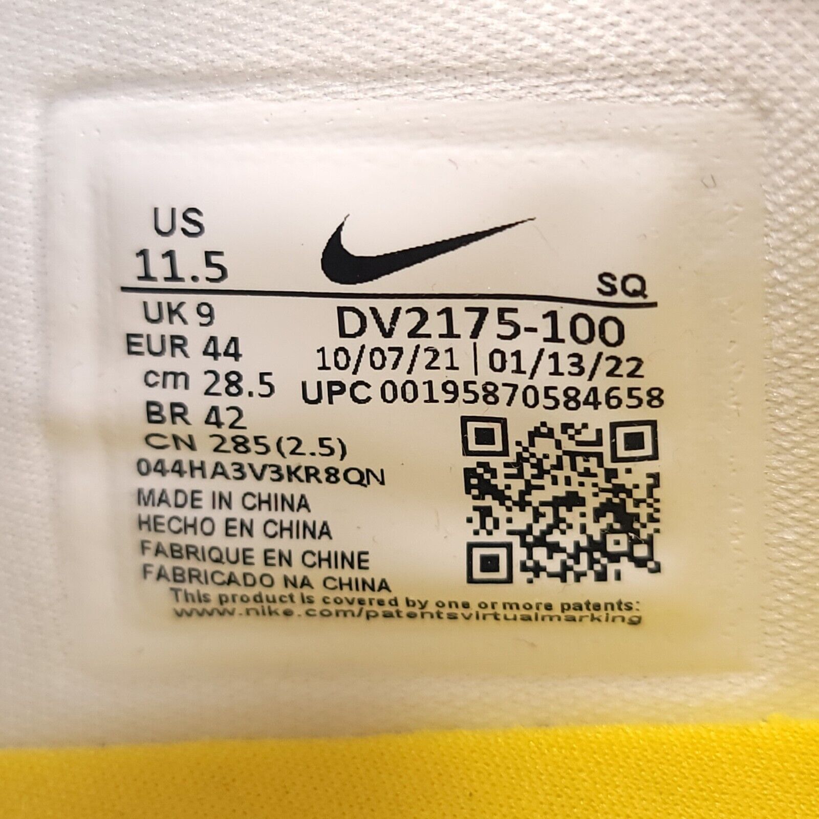 Nike Nike Air Force 1 Fontanka Shoe Womens Size 11.5 DV2175-100 Size US 11.5 / IT 41.5 - 8 Thumbnail
