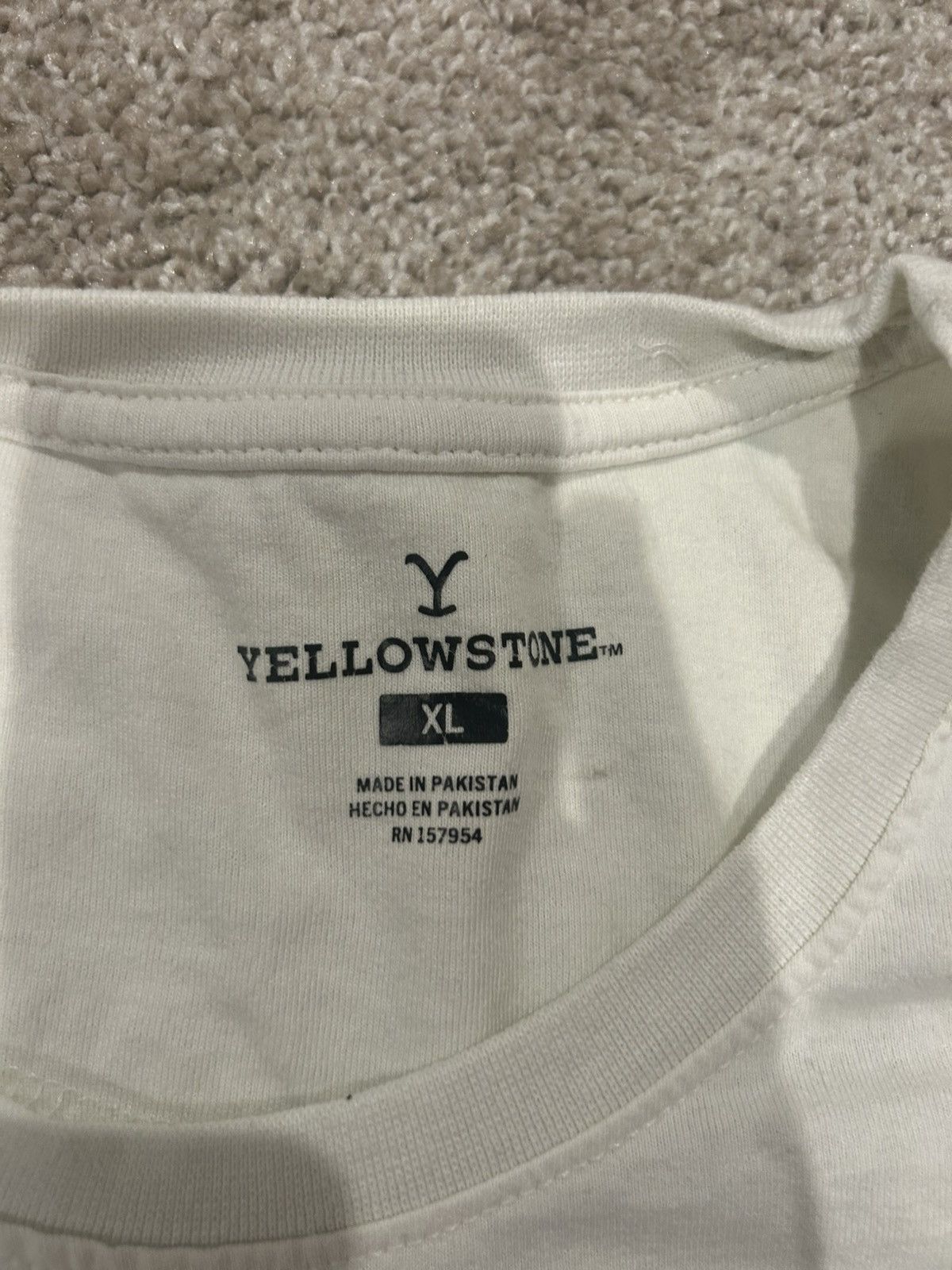 Other Yellow stone white tee shirt Size US XL / EU 56 / 4 - 2 Thumbnail