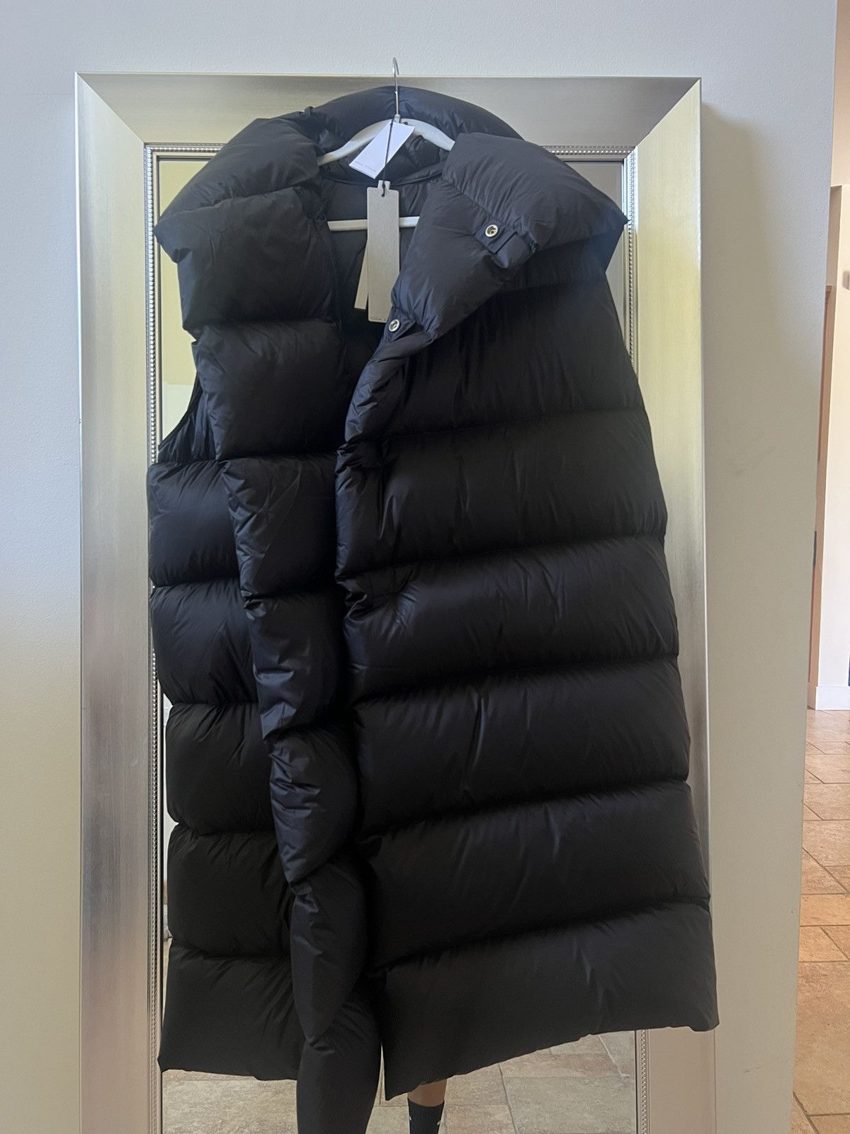 Designer × Rick Owens Rick Owens Quilted Puffer Sleeveless Vest Size US M / EU 48-50 / 2 - 4 Thumbnail