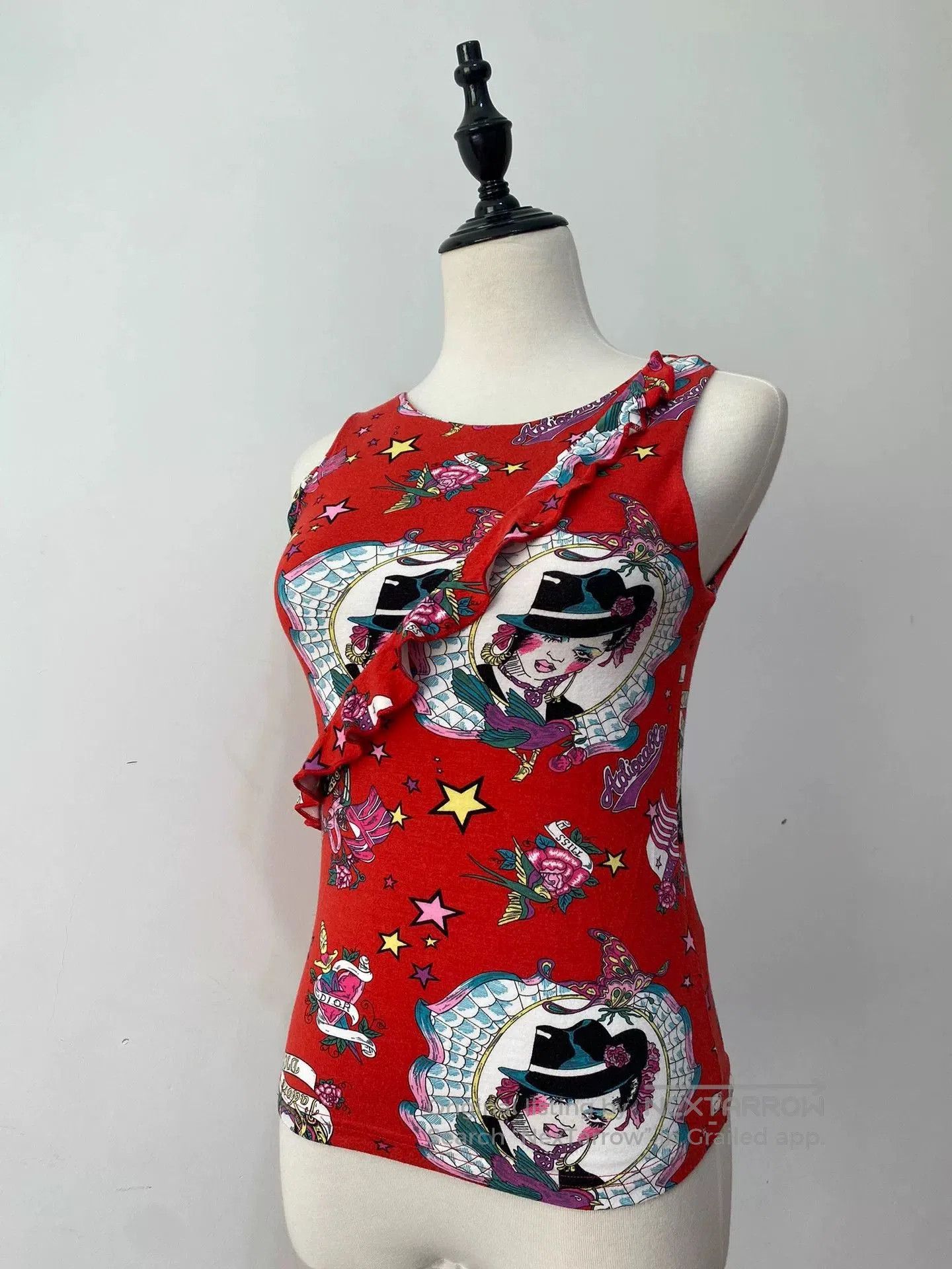 Dior VintageDior Spanish Dancer Tank Top. Size M / US 6-8 / IT 42-44 - 1 Thumbnail