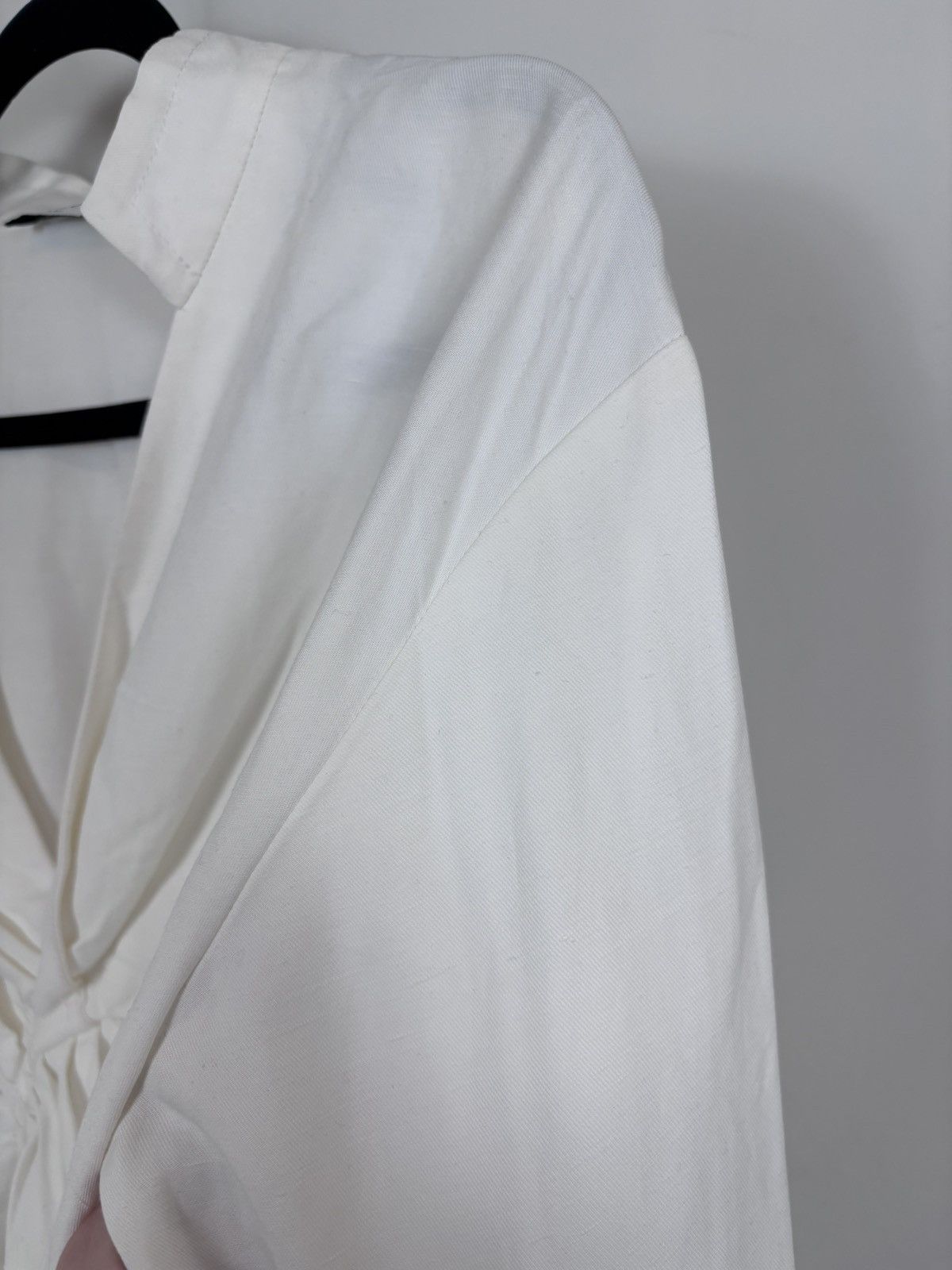 Sandro Sandro Paris Celia NWT Women’s White Ecru Linen Dress Size XS / US 0-2 / IT 36-38 - 9 Thumbnail