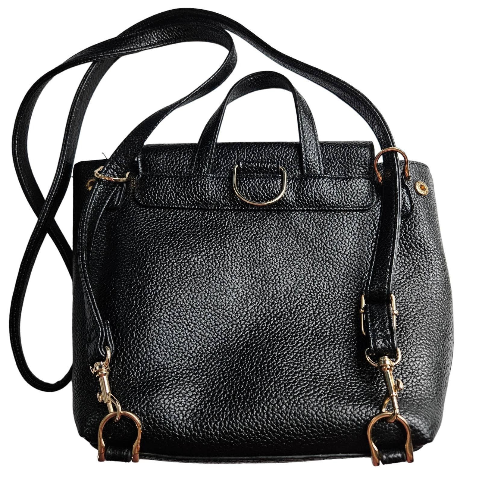 Other EUC A New Day Convertible Faux Leather Flap Closure Backpack Size ONE SIZE - 2 Thumbnail