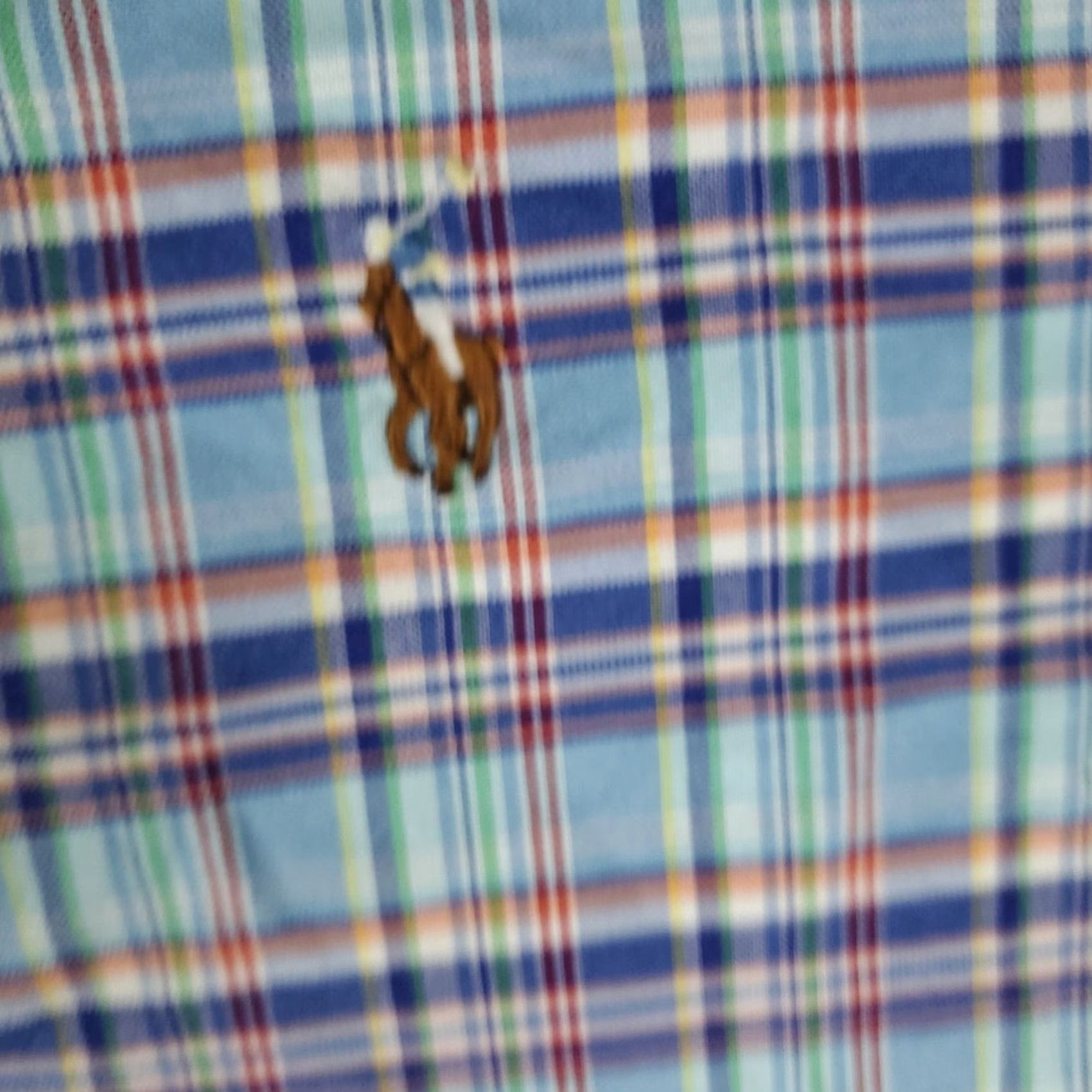 Ralph Lauren Ralph Lauren Shirt Mens Large Blue Plaid Slim Fit Button-Up Long Sleeve Polo Collar Classic American Preppy Size US L / EU 52-54 / 3 - 2 Thumbnail