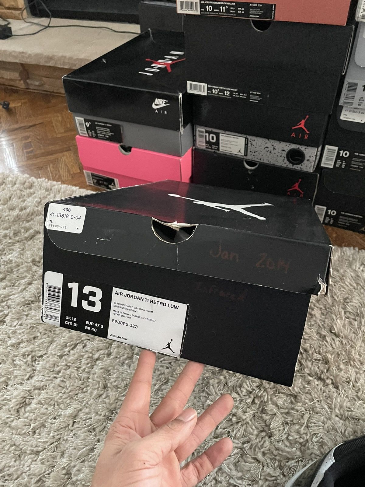 Jordan Brand Jordan 11 Infrared Size US 13 / EU 46 - 10 Thumbnail
