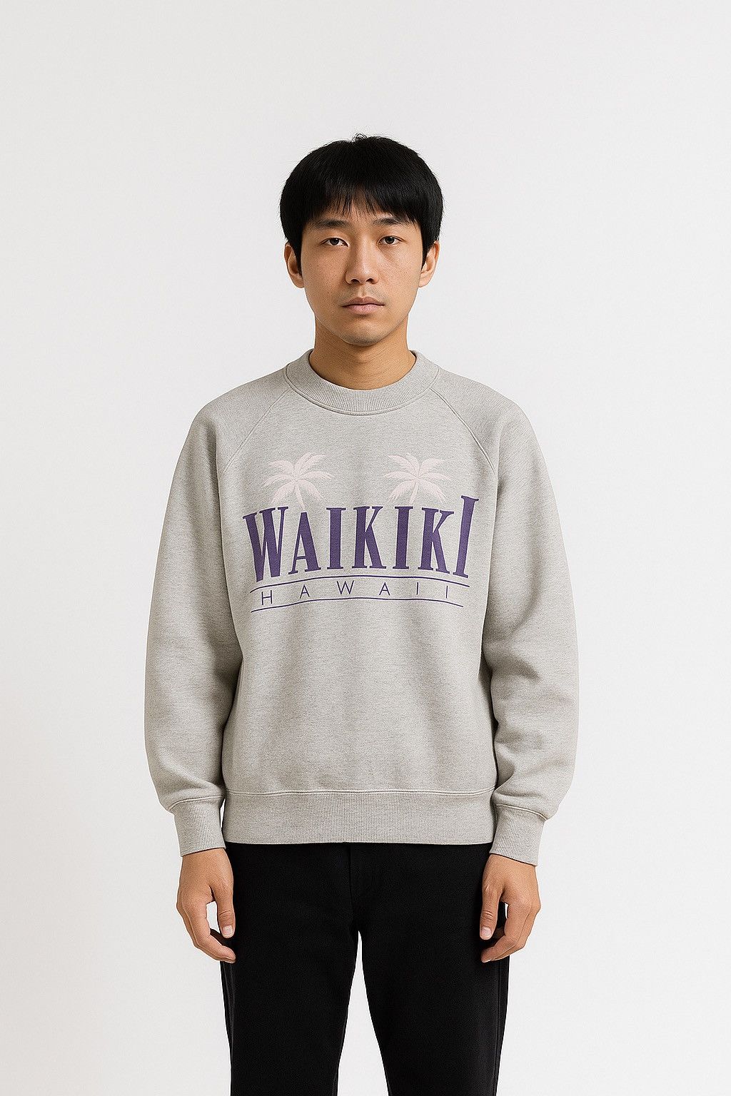 Vintage Vintage Waikiki Hawaii USA Sweatshirt Size US S / EU 44-46 / 1 - 1 Thumbnail
