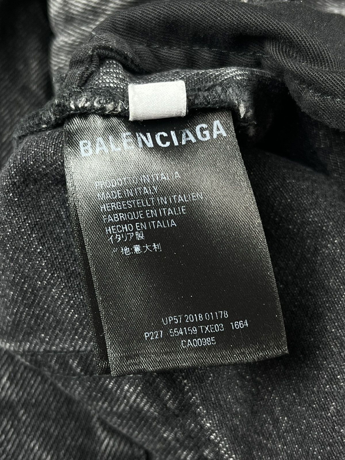 Balenciaga SS19 Balenciaga Vintage Black Flared Bootcut Denim Jeans Size US 30 / EU 46 - 9 Thumbnail