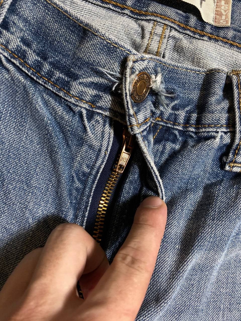 Levi's × Vintage Crazy vintage y2k Levi’s faded grunge archive skater 2000’s Size US 34 / EU 50 - 19 Thumbnail