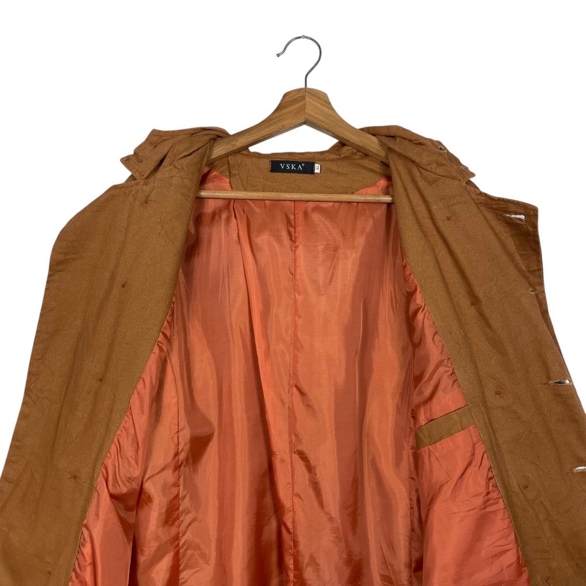 Japanese Brand Japanese Brand VSKA Hooded Double Breasted Jacket Size US M / EU 48-50 / 2 - 13 Thumbnail