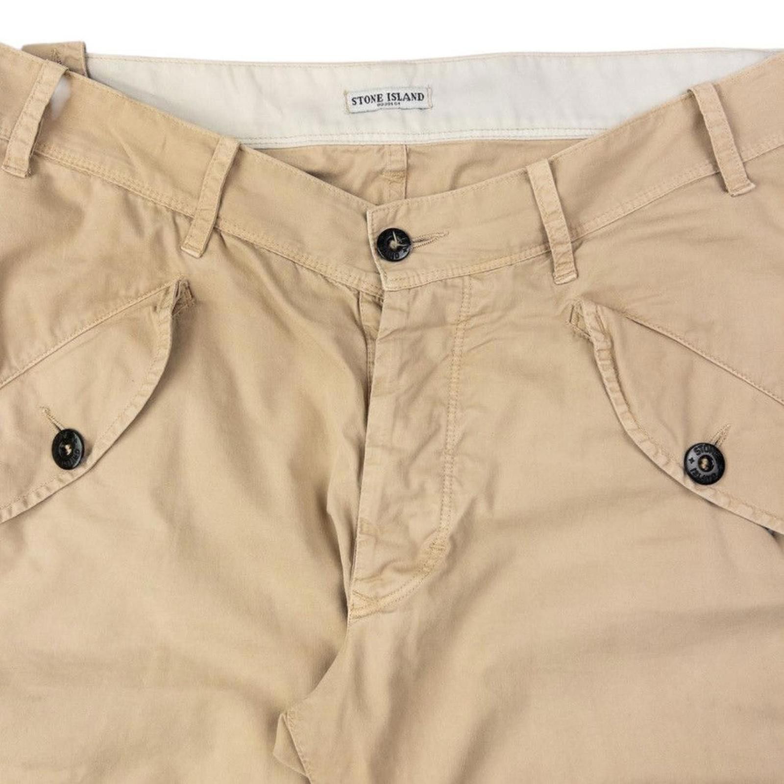 Stone Island Vintage Stone Island Zip Extension Cargo Shorts Size W35 Size US 35 - 4 Thumbnail