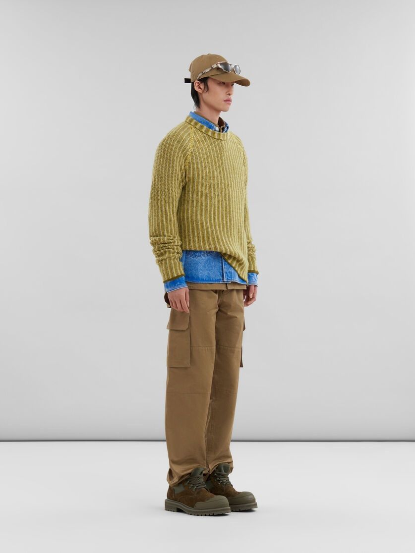 Marni o1w1db11125 Degrade Stripes Sweater in Green Size US XL / EU 56 / 4 - 3 Thumbnail
