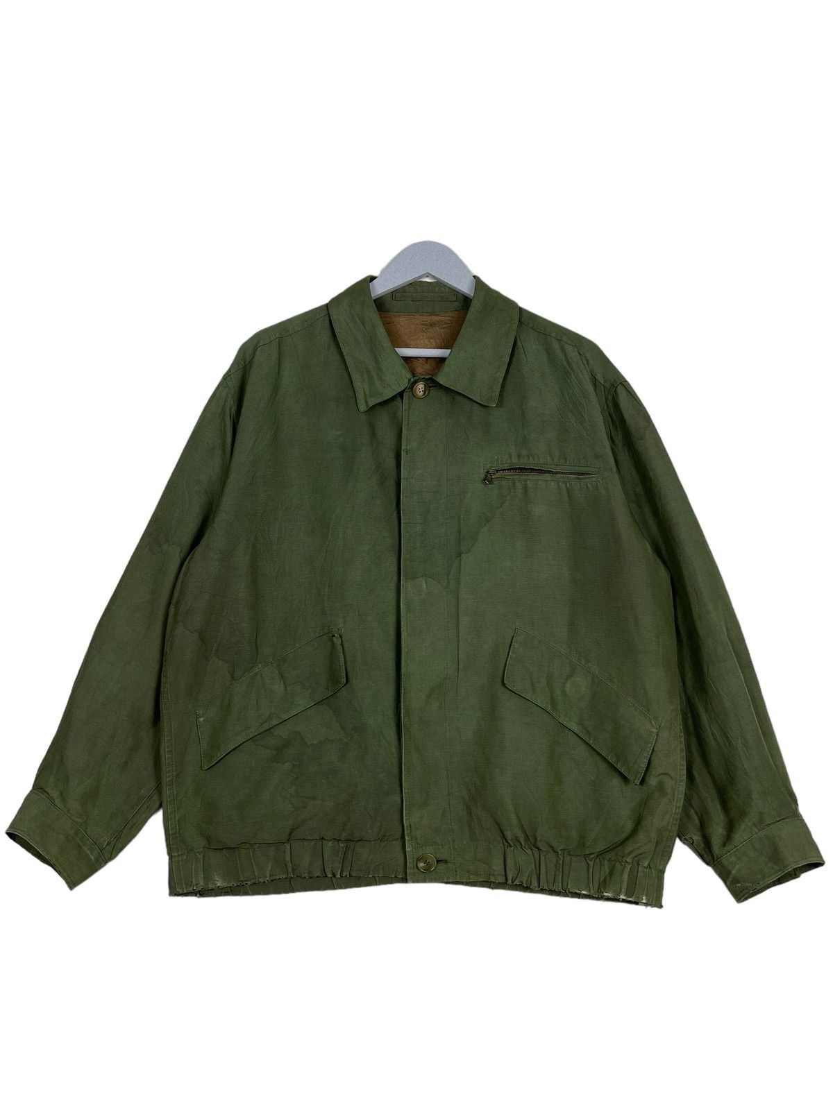 Alfred Dunhill 🔥 VINTAGE DUNHILL BLOUSON SILK LINEN JACKET