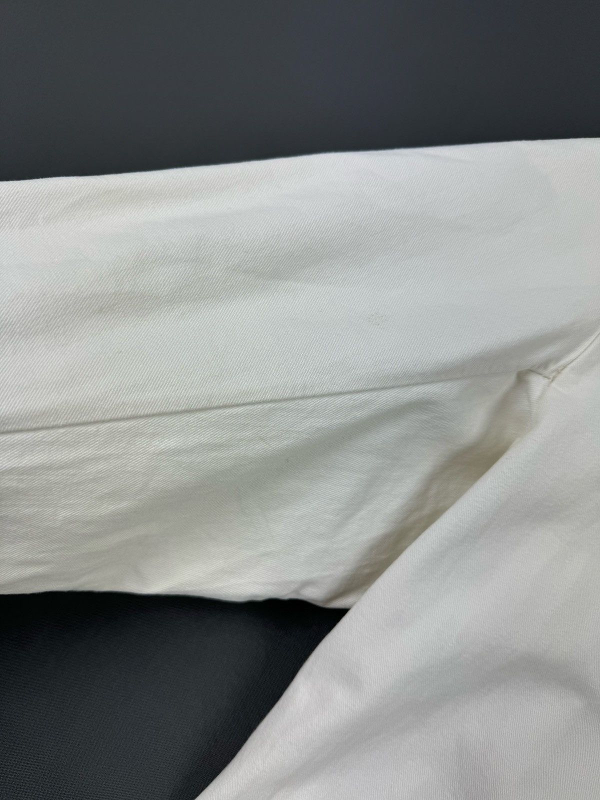 Vintage 70-80ʼs Vintage White Cotton Work Jacket Size US XL / EU 56 / 4 - 10 Thumbnail