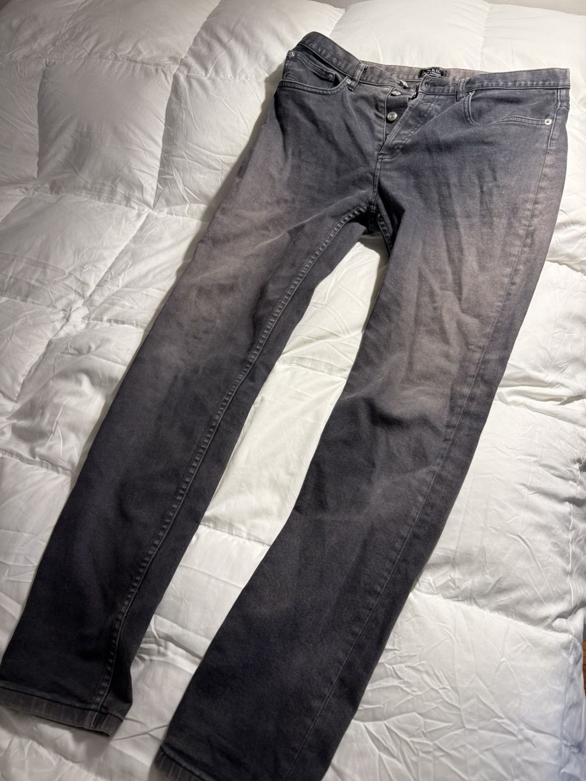 A.P.C. A.P.C. Petit Standard Grey Jeans Size US 32 / EU 48 - 1 Thumbnail