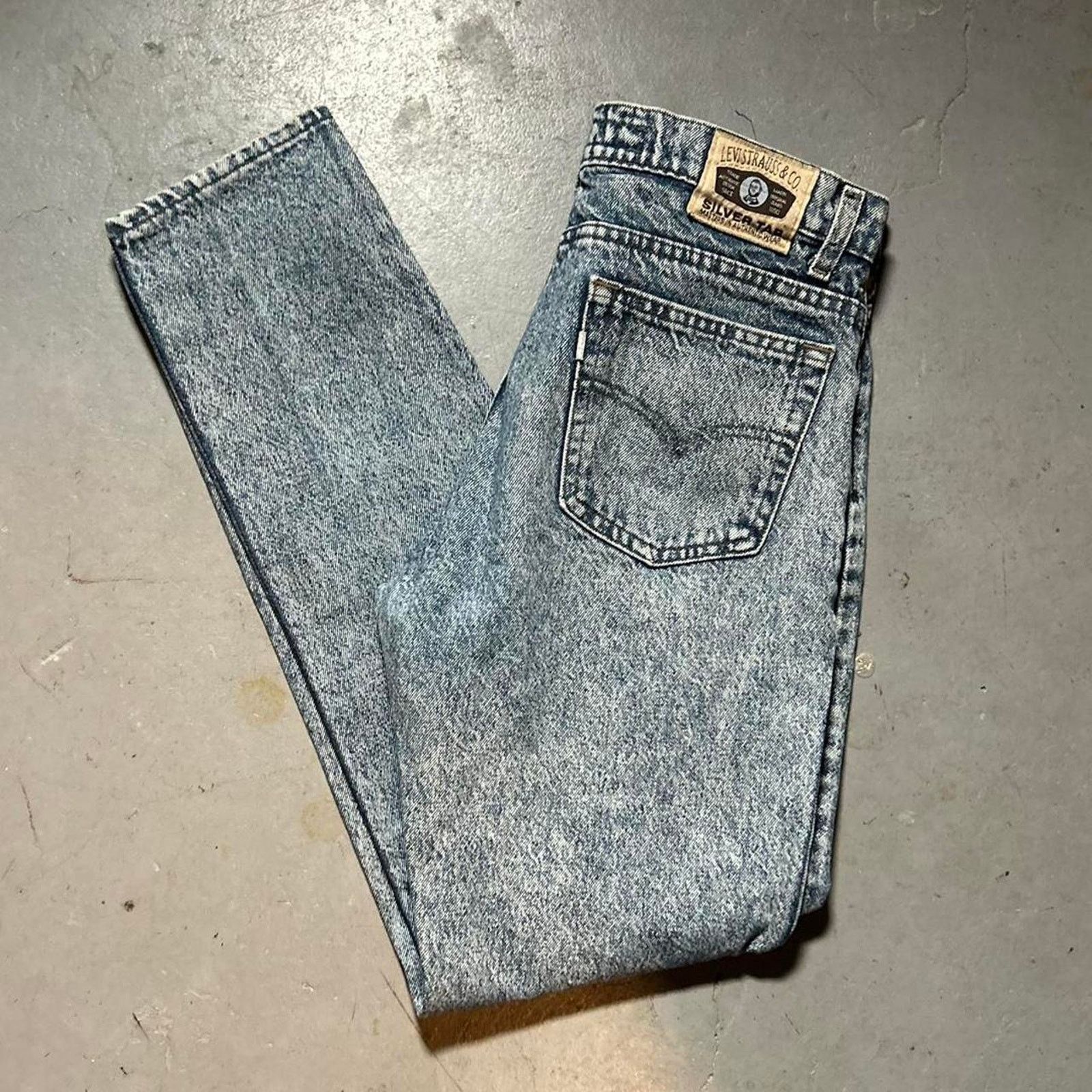 Levi's 90s levis denim jeans made in usa silver tab skinny Size US 28 / EU 44 - 1 Thumbnail