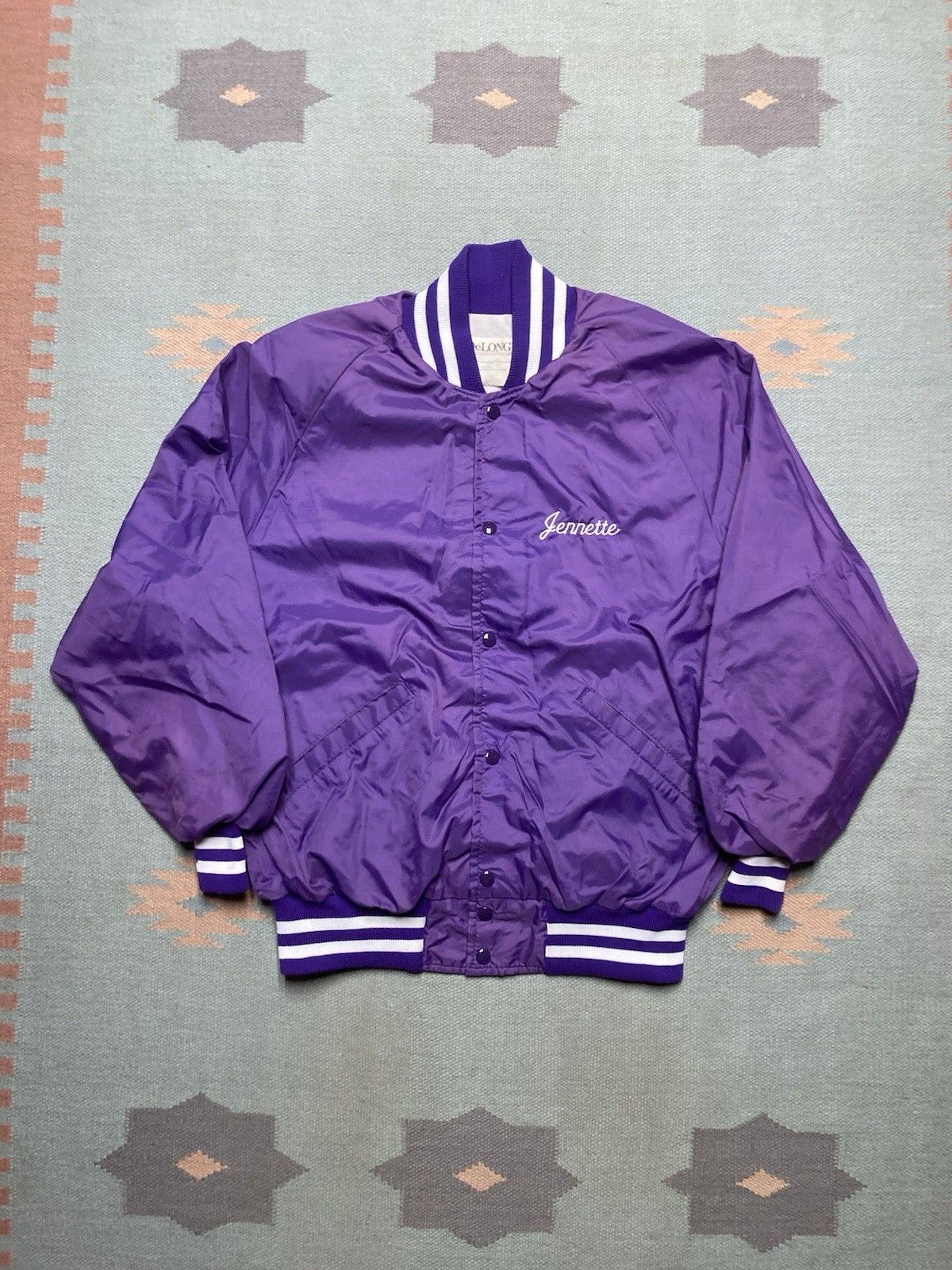 Vintage 80s bomber jacket IBPOEW order of elks Lansing Michigan XL Size US XL / EU 56 / 4 - 3 Thumbnail
