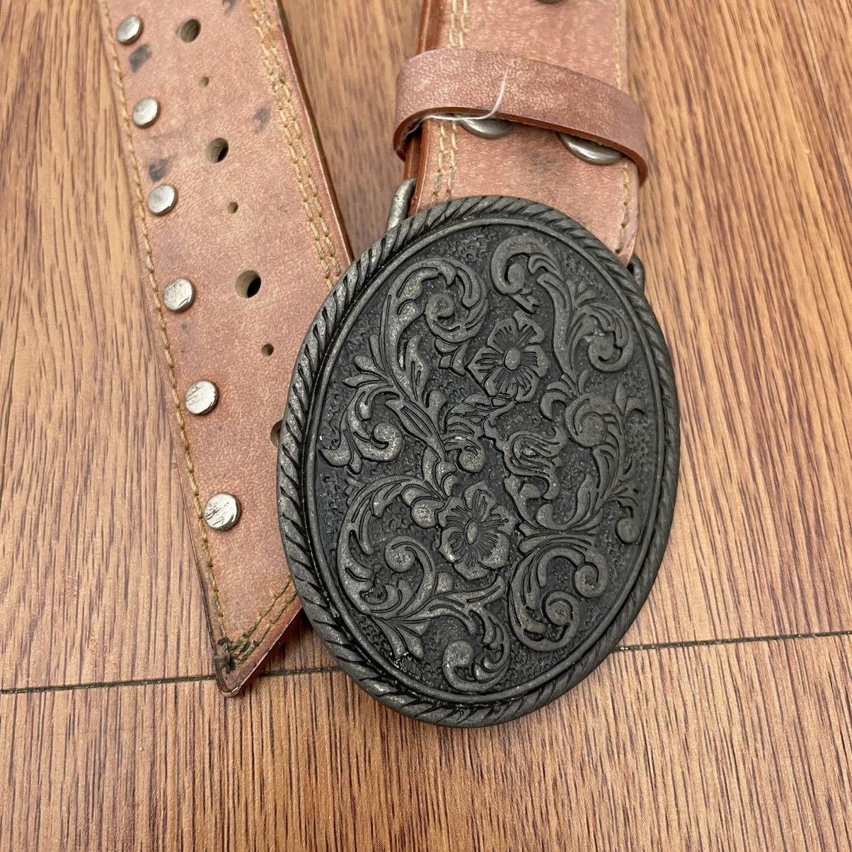 If Six Was Nine × Japanese Brand × Le Grande Bleu (L.G.B.) Vintage boho styled studded Belt Size ONE SIZE - 2 Thumbnail