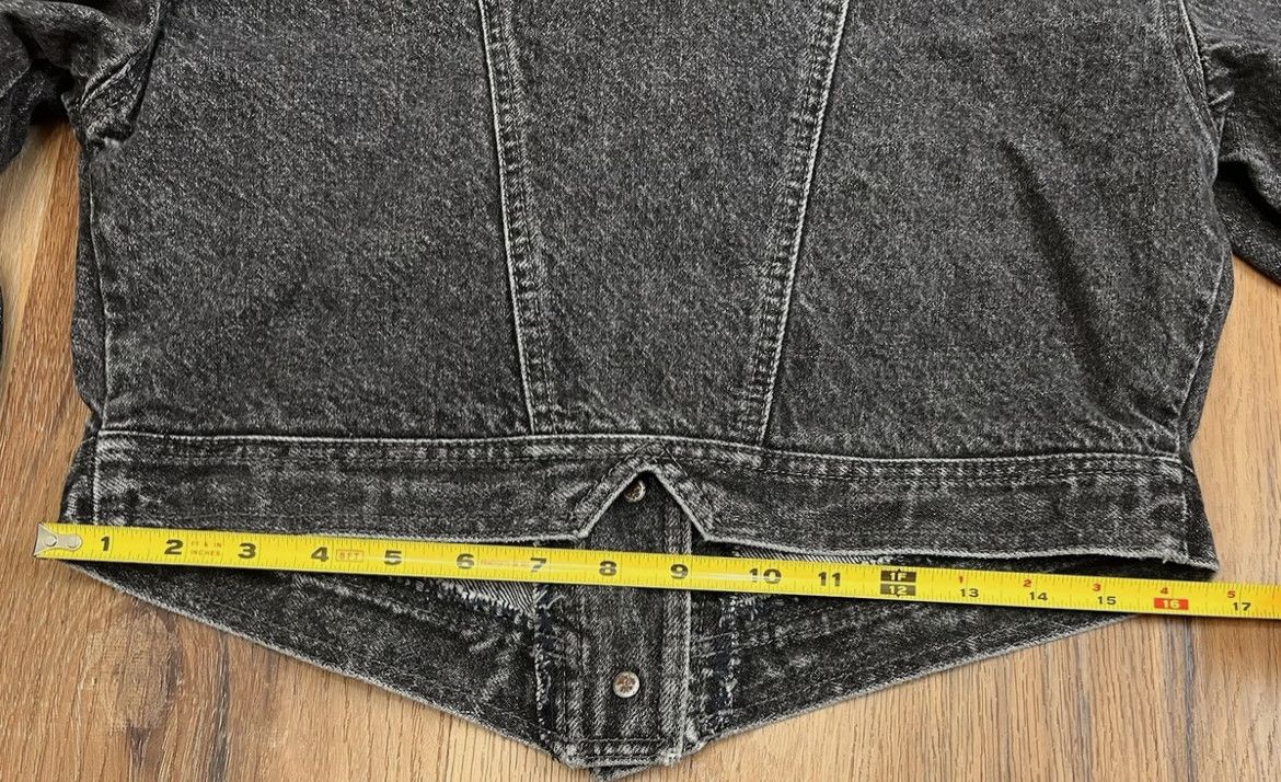 Lee Vintage Lee Denim Jacket 80s USA Cropped Point Hem Trucker Size M / US 6-8 / IT 42-44 - 6 Thumbnail