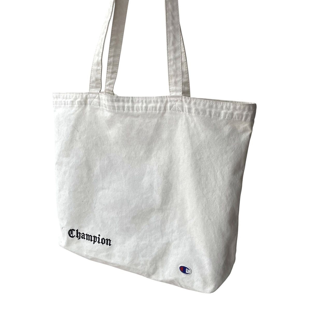 Champion Champion Products Japan Small Logo Canvas Tote Bag Size ONE SIZE - 1 Thumbnail