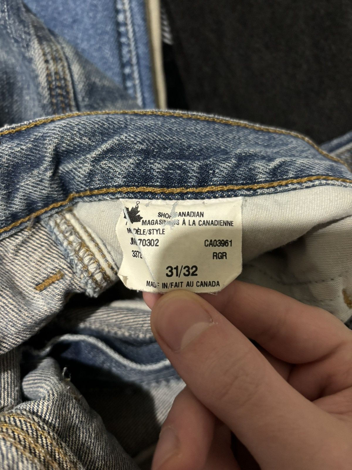 Vintage Vintage 1990s Blue Denim Jeans Size US 30 / EU 46 - 9 Thumbnail