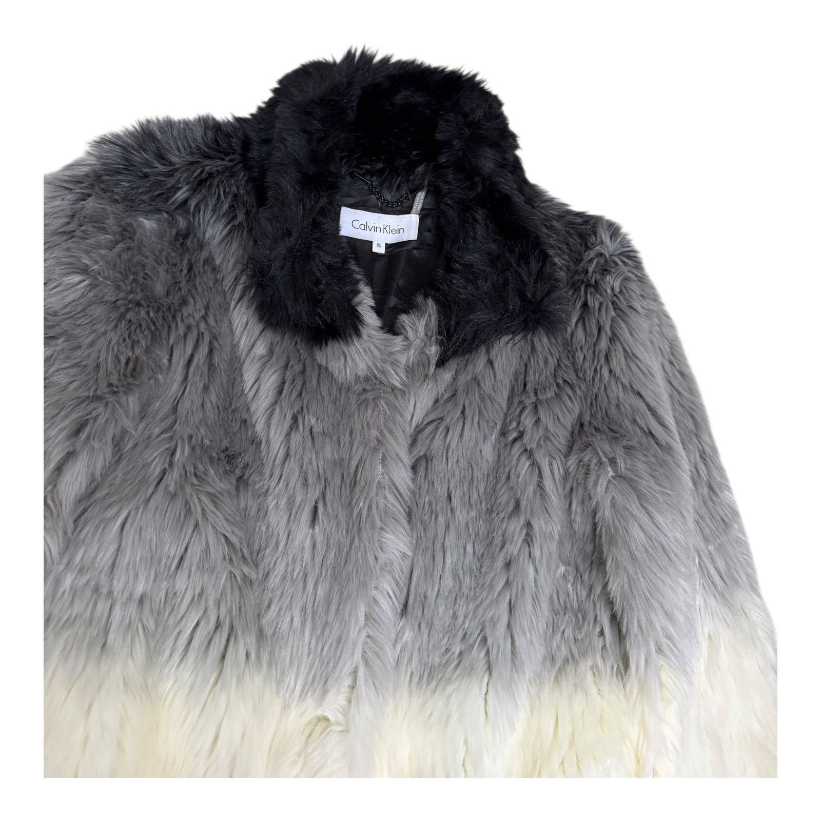 Calvin Klein CALVIN KLEIN Faux Fur Designer Winter Parka Coat Jacket XS Size XS / US 0-2 / IT 36-38 - 3 Thumbnail