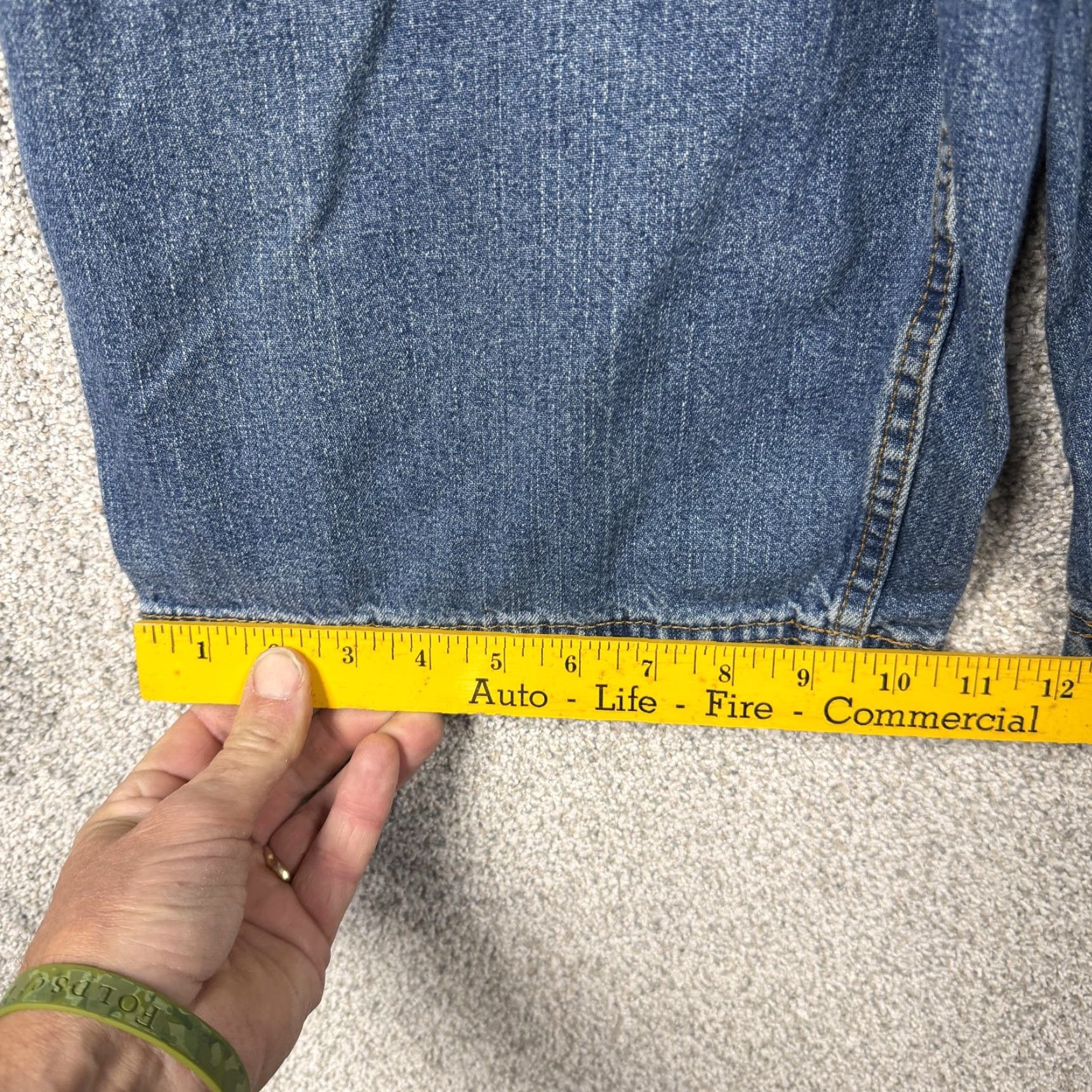 Bugle Boy VINTAGE Bugle Boy Jeans Shorts Cargo Workwear 90s Grunge 31 Blue Denim Mens Short Bodys? Size US 31 - 4 Thumbnail