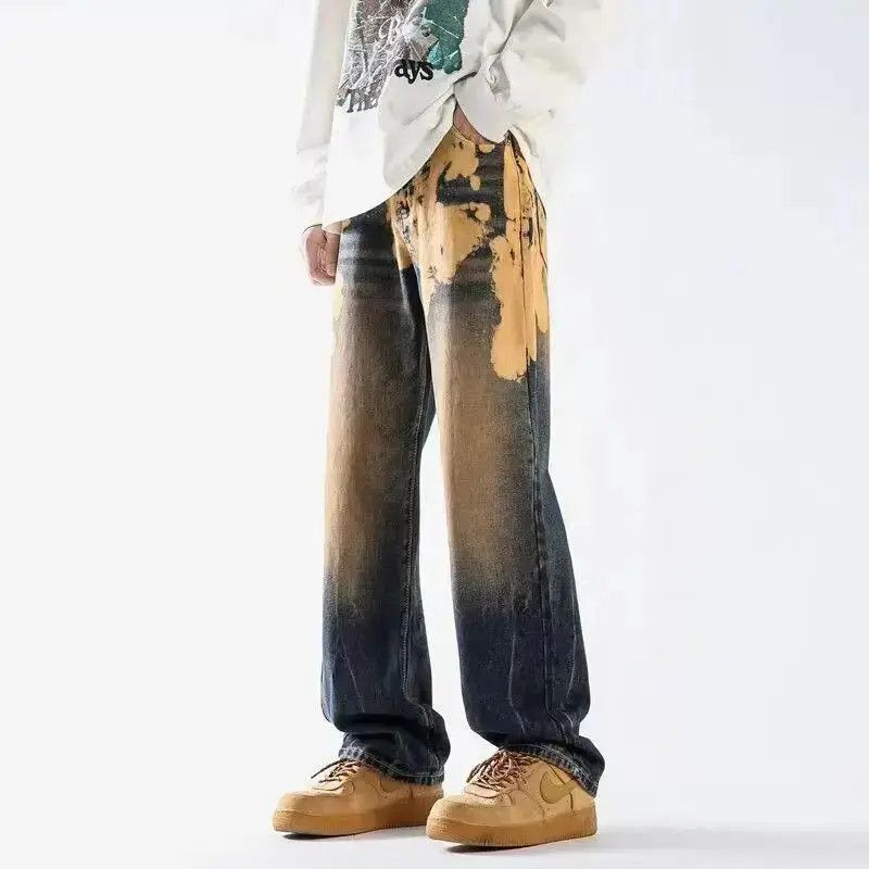 Japanese Brand Trendy Gradient Tie-Dye Design Men's Jeans Size US 30 / EU 46 - 3 Thumbnail