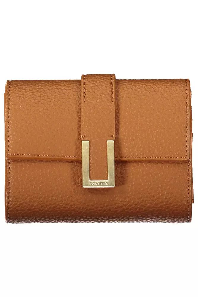Calvin Klein Brown Polyester Women Women's Wallet Size ONE SIZE - 1 Thumbnail