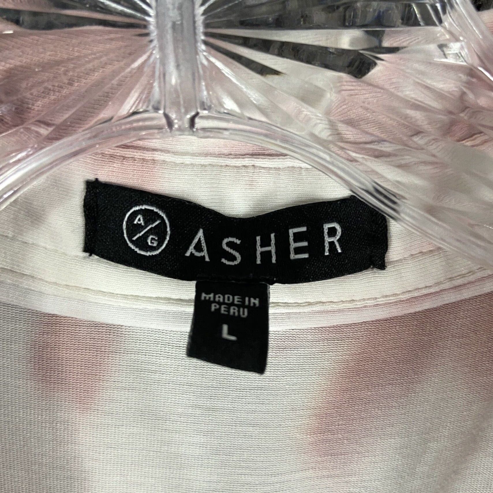 Vintage Asher Pink Tie Dye Polo Men’s L Size US L / EU 52-54 / 3 - 7 Thumbnail