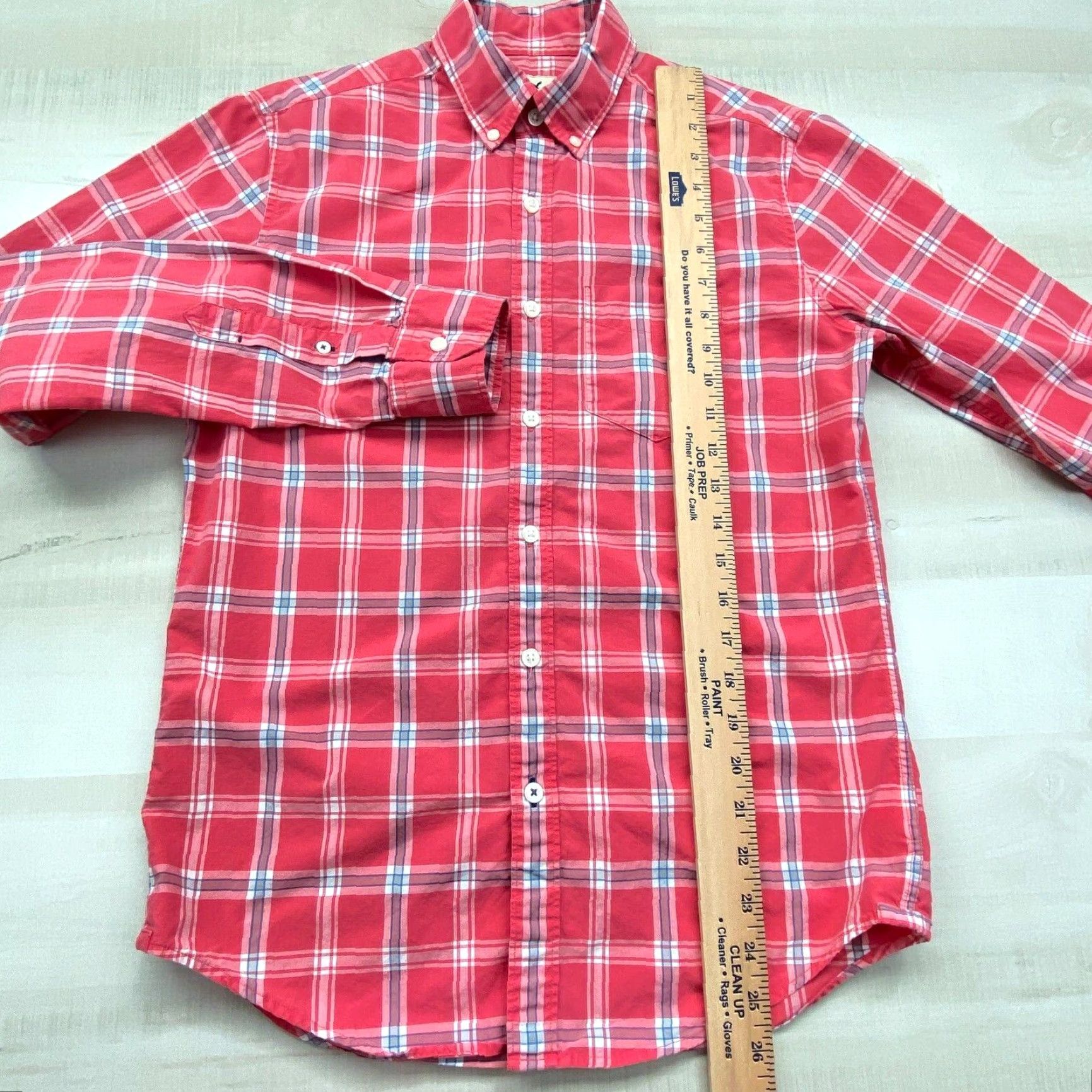 American Eagle Outfitters American Eagle Womens Plaid Button Up Shirt XS Pink Seriously Soft Classic Fit Size XS / US 0-2 / IT 36-38 - 7 Thumbnail