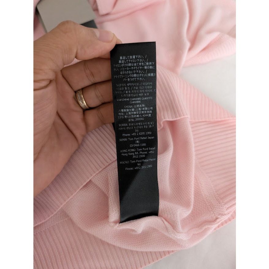 Tom Ford o1rshd1 Knitwear Polo Shirt Knitted in Pink Size US M / EU 48-50 / 2 - 10 Thumbnail