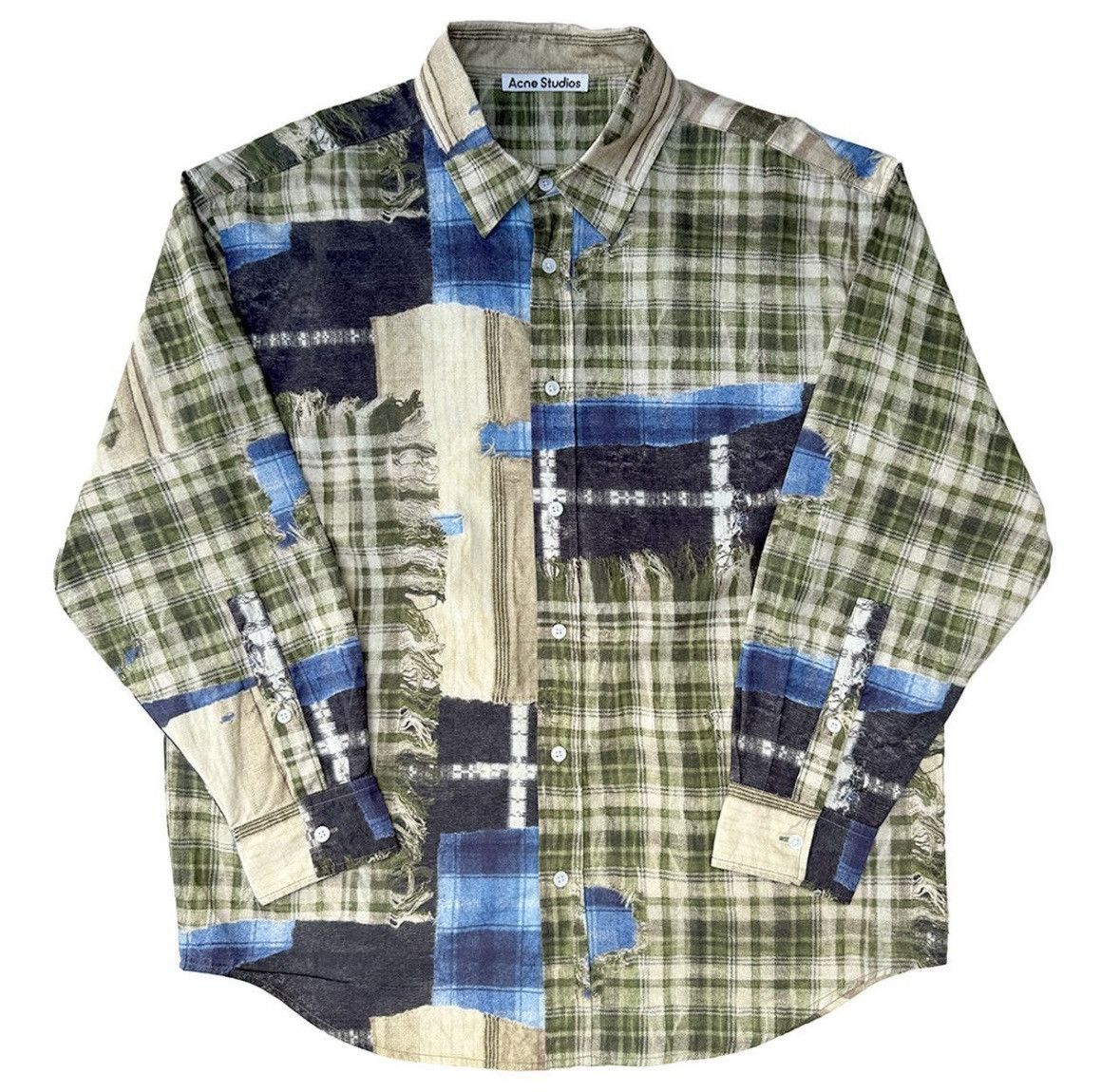 Acne Studios Acne Studios Flannel Print Shirt Size US L / EU 52-54 / 3 - 2 Thumbnail