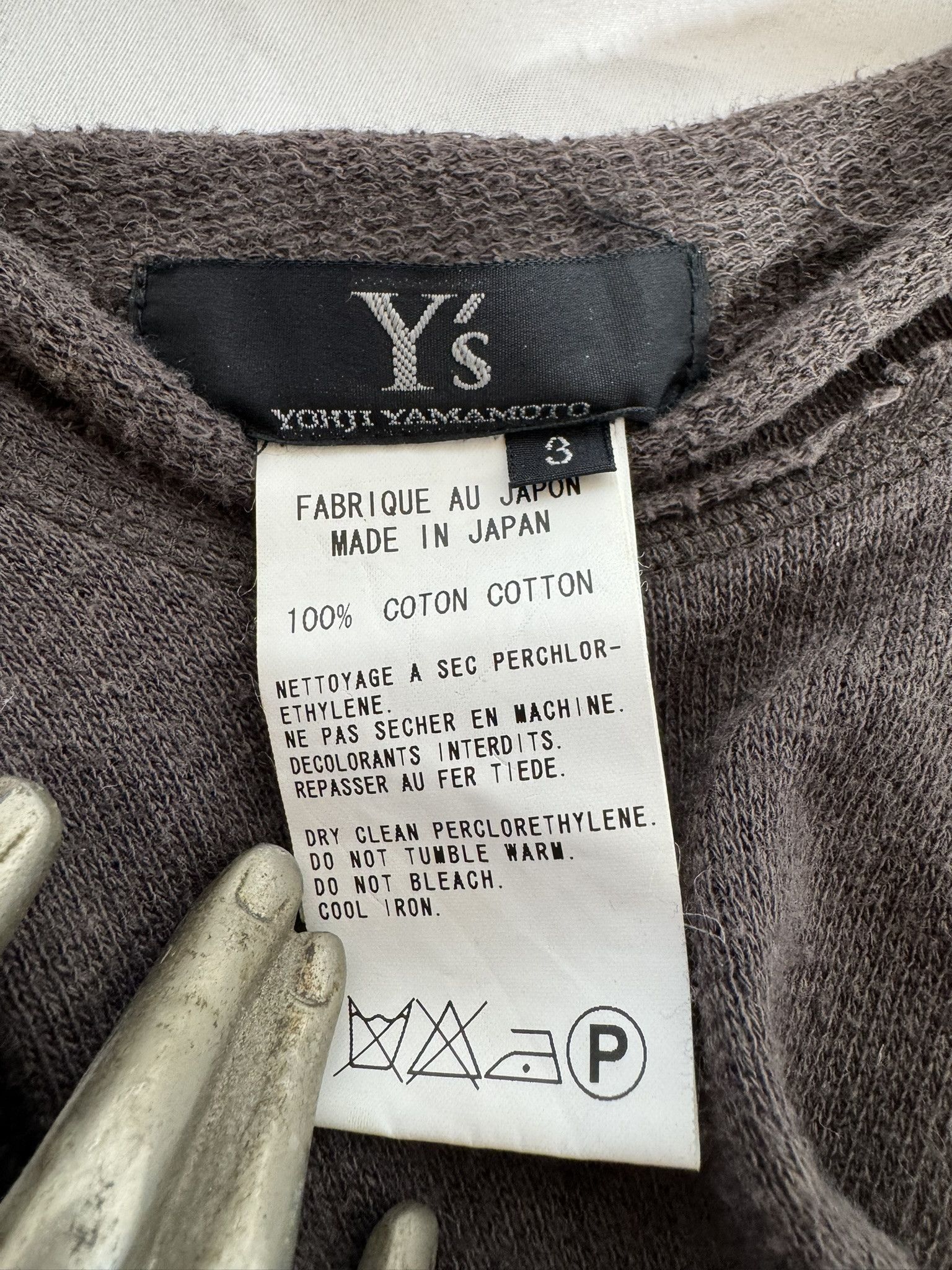 Y's Y's YOHJI YAMAMOTO Size 3 Deconstructed Top Brown Size M / US 6-8 / IT 42-44 - 3 Thumbnail