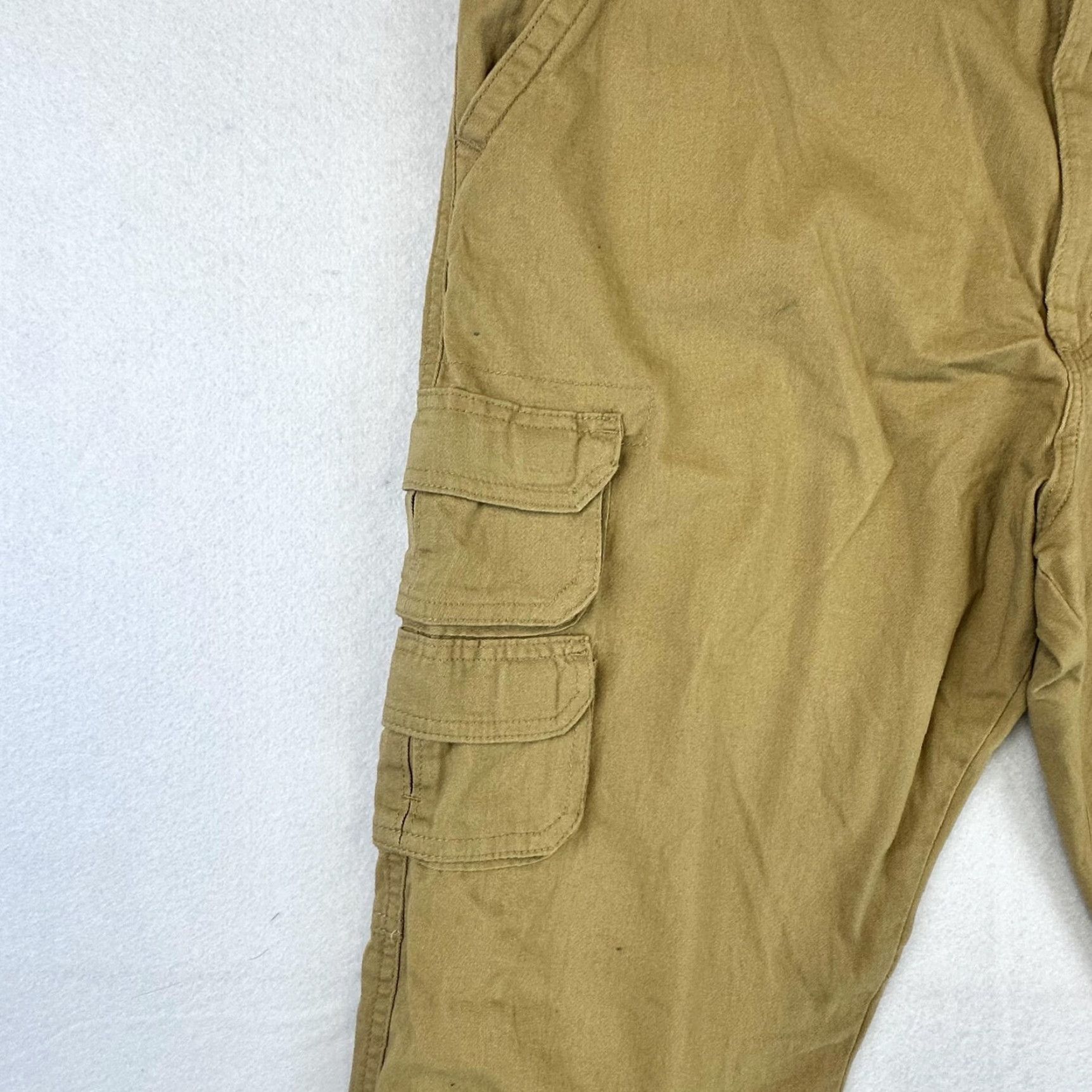 Wrangler Wrangler Five Star Pants Mens 40x32 Cargo Regular Taper Khaki Pockets Stretch Cotton Spandex Canvas Flat Front Army Workwear 40 Mens Size US 40 / EU 56 - 5 Thumbnail