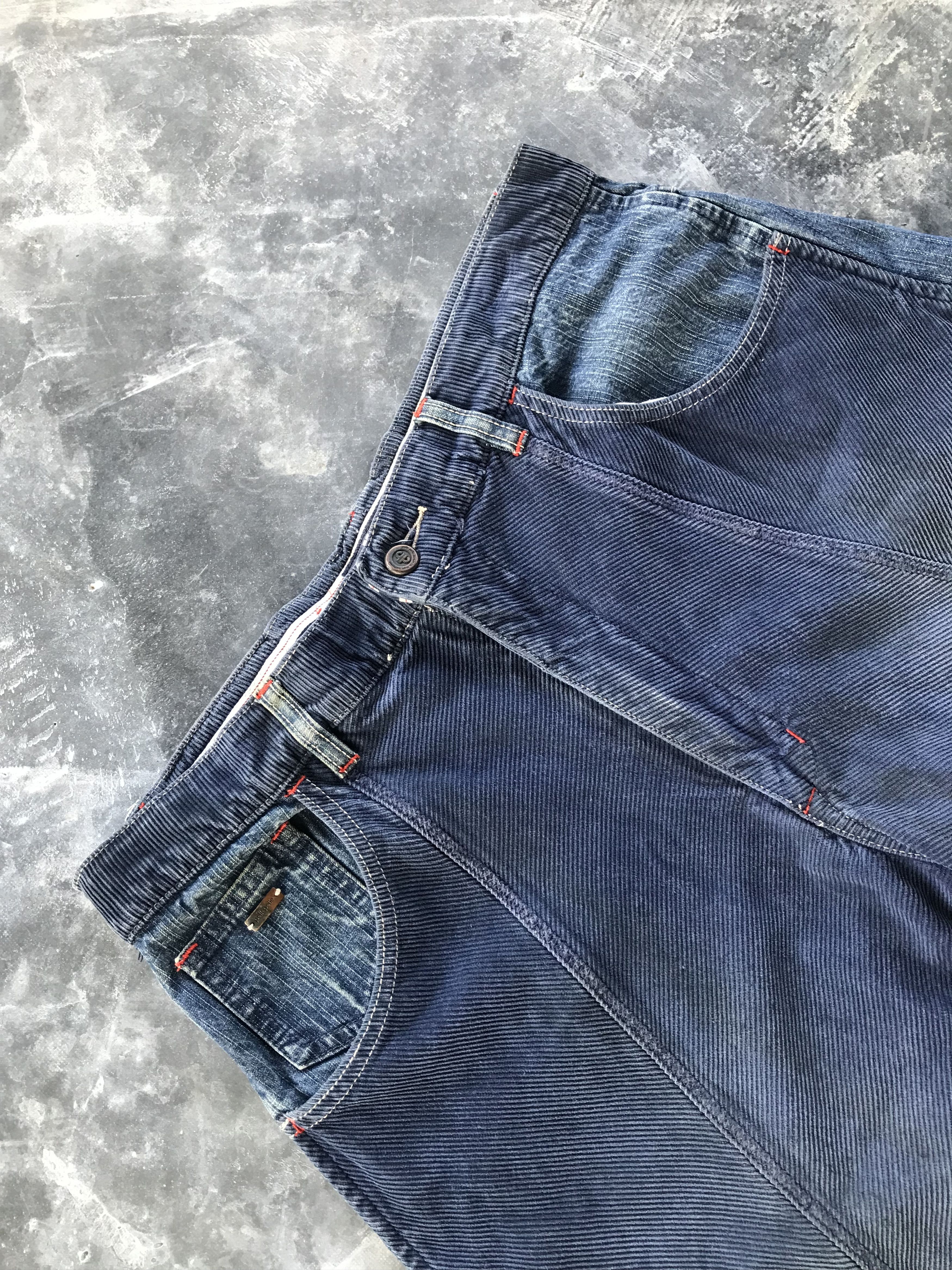 Pelle Pelle RARE Y2K Pelle Pelle Patchwork Baggy Jeans Size US 36 / EU 52 - 9 Thumbnail