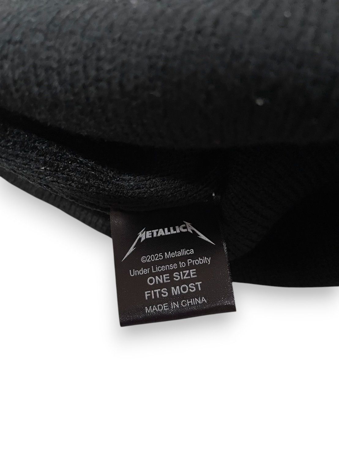 Band Tees METALLICA LOGO BEANIE (2025) Size ONE SIZE - 5 Thumbnail