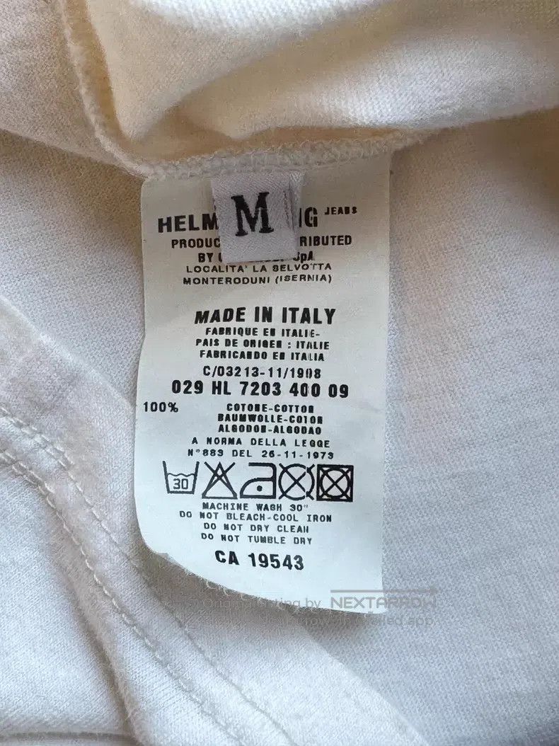 Helmut Lang Helmut Lang Special Cut Printed Short Sleeve Size M / US 6-8 / IT 42-44 - 8 Thumbnail