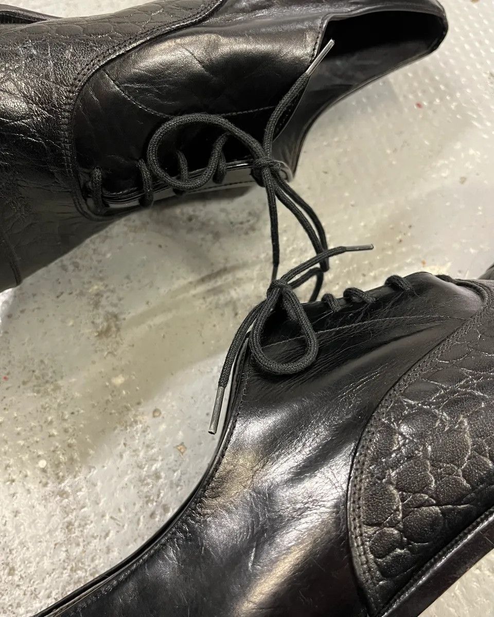 Yves Saint Laurent 1990s Yves Saint Laurent Black Leather Oxford Shoes Size US 9 / EU 42 - 6 Thumbnail